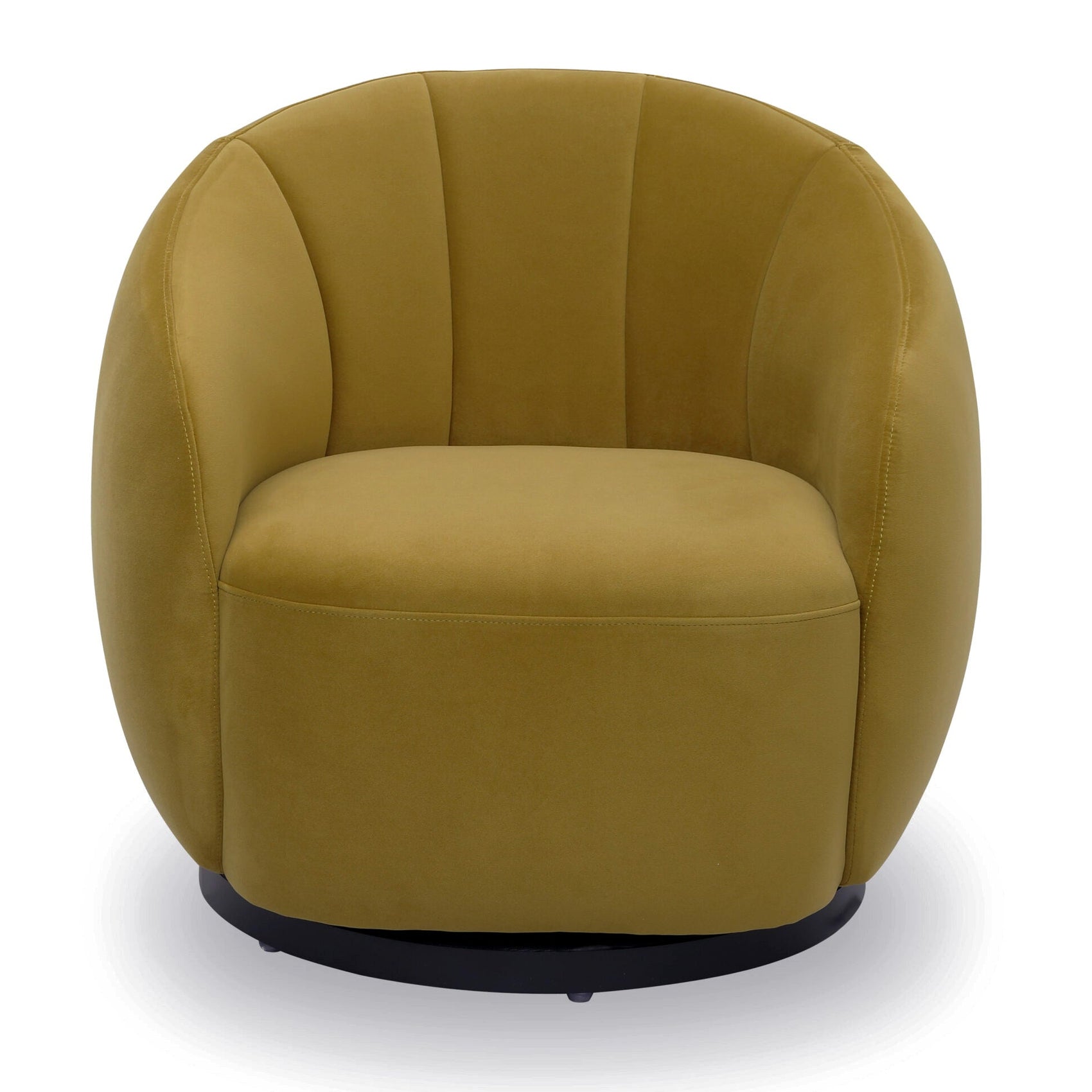 Bulpa Kaster Mustard Velvet Armchair