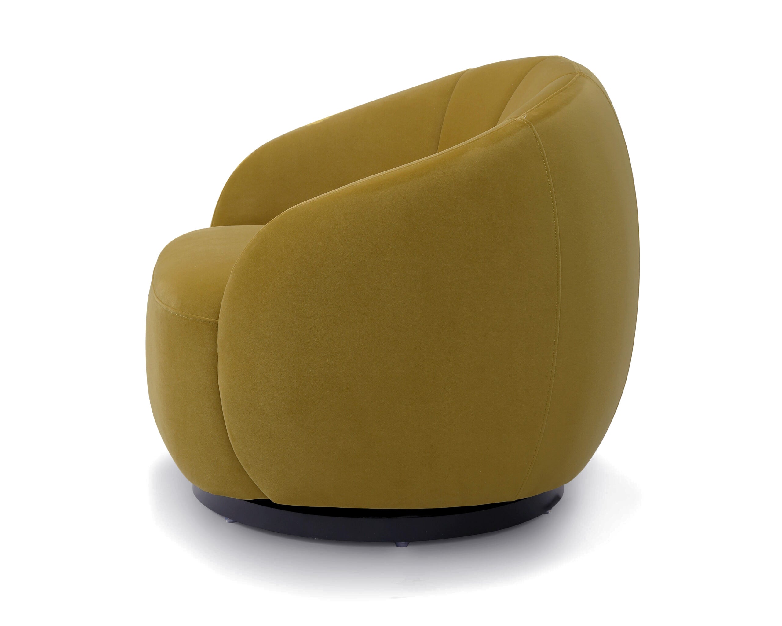 Bulpa Armchair - Kaster Mustard Velvet