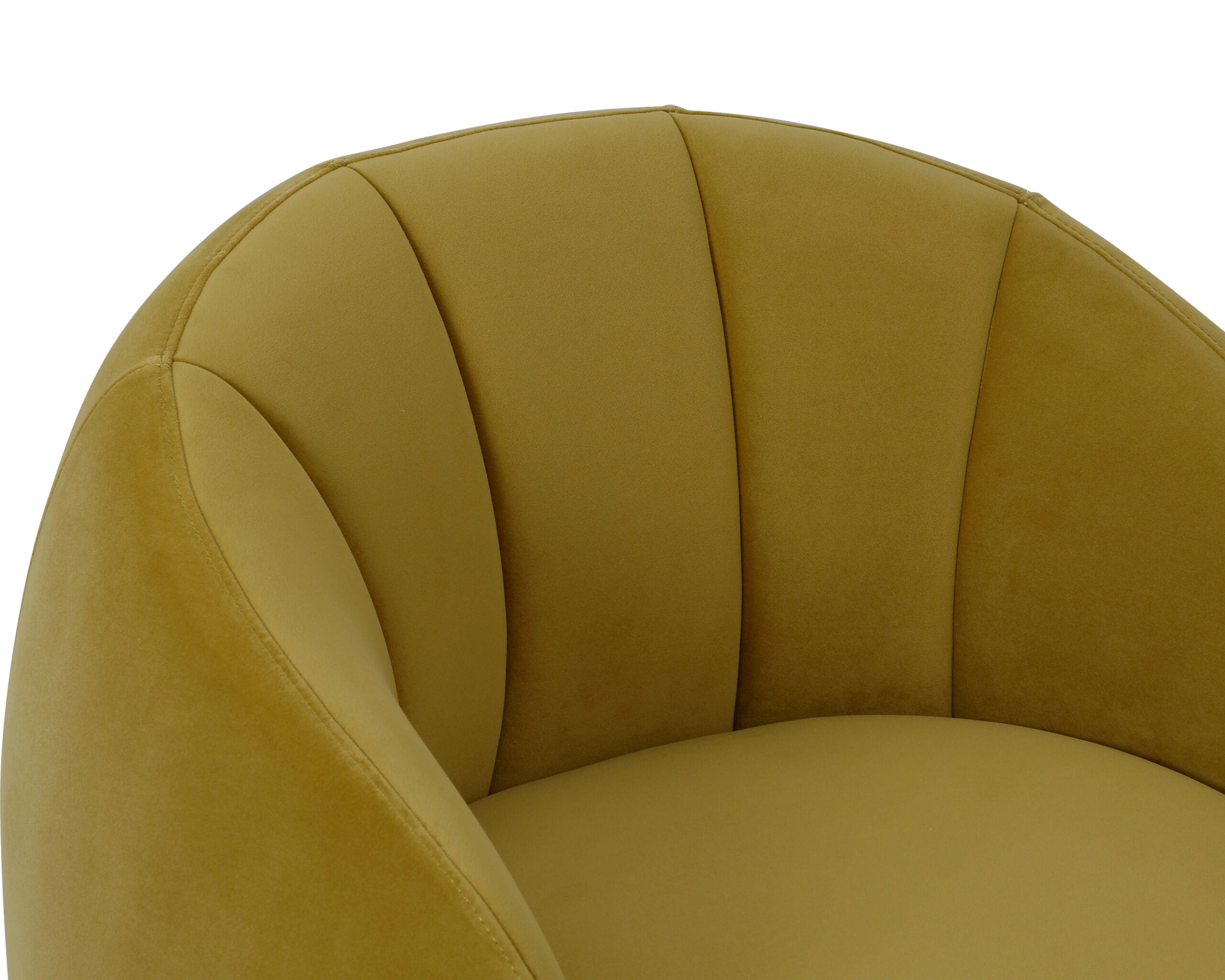 Bulpa Armchair - Kaster Mustard Velvet