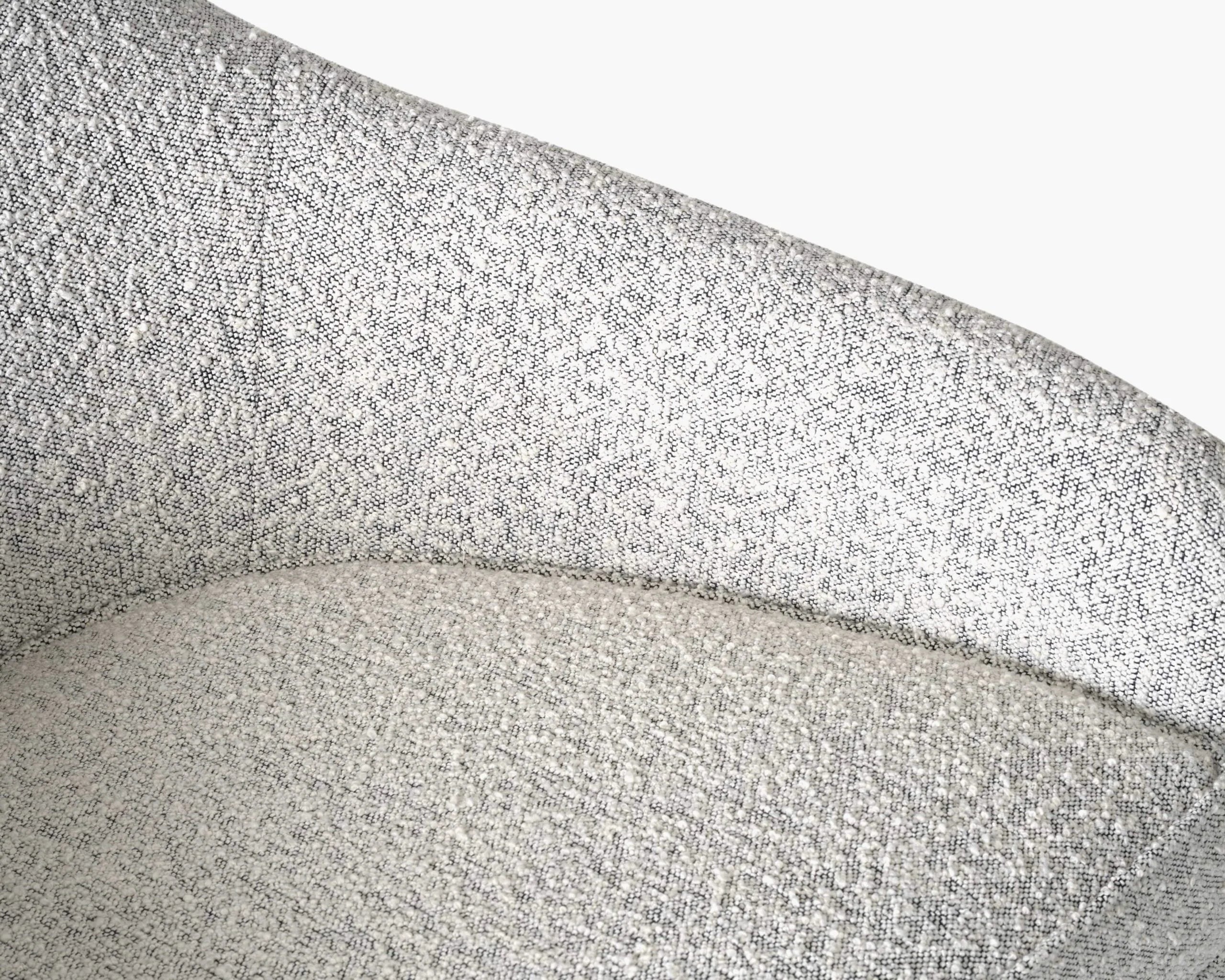 Tempo Whisk Grey Boucle Armchair
