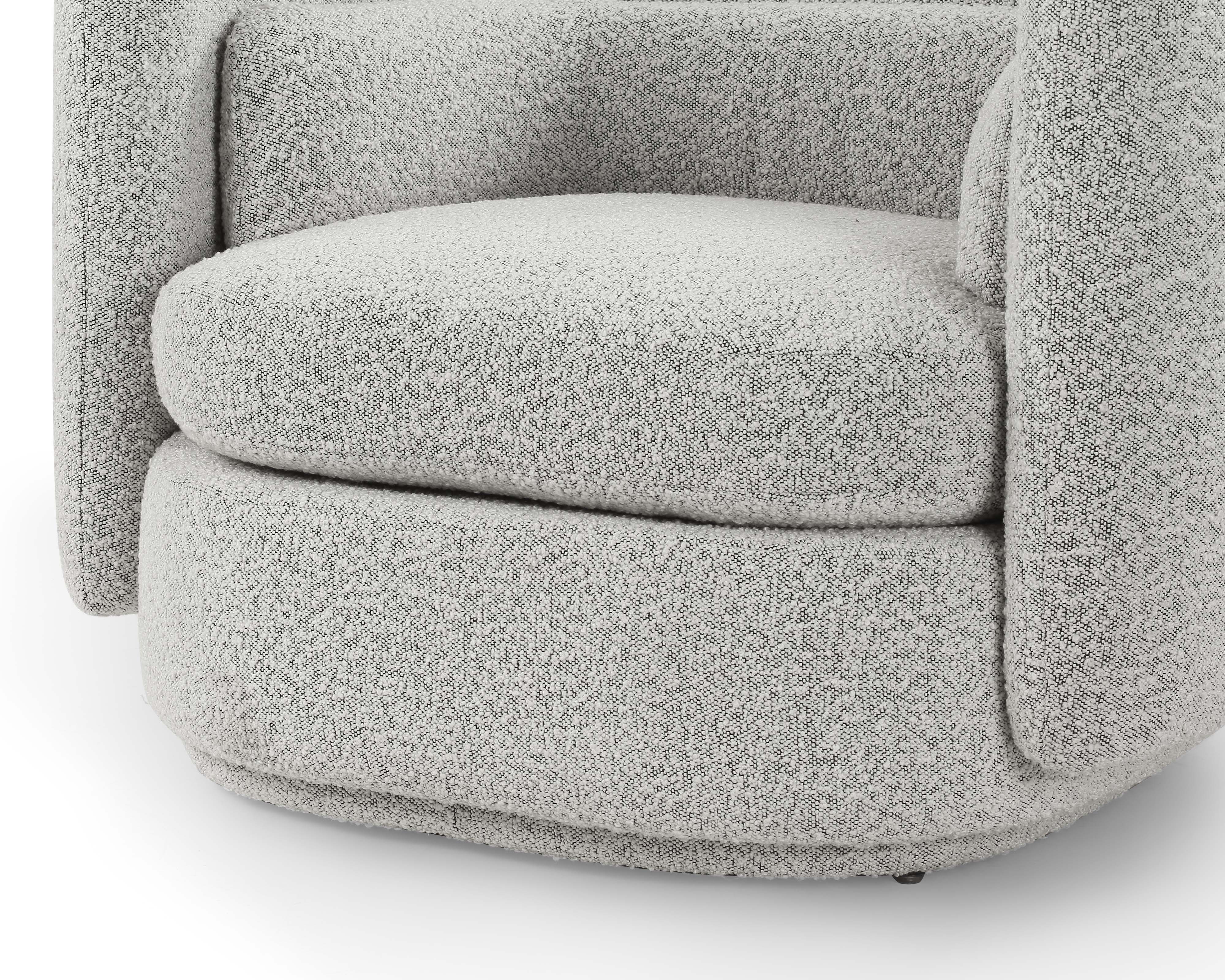 Chantal Armchair - Whisk Grey Boucle