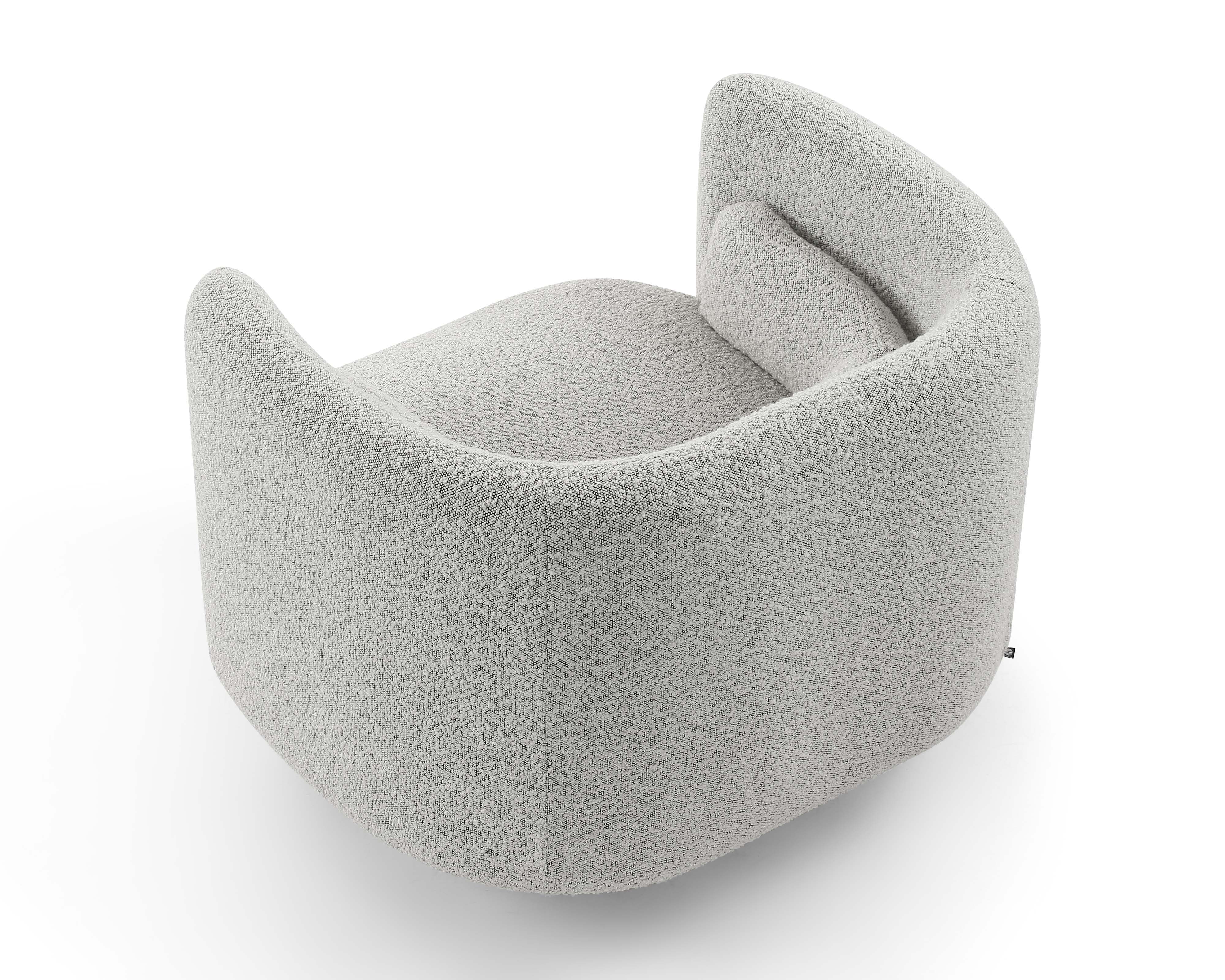 Chantal Armchair - Whisk Grey Boucle