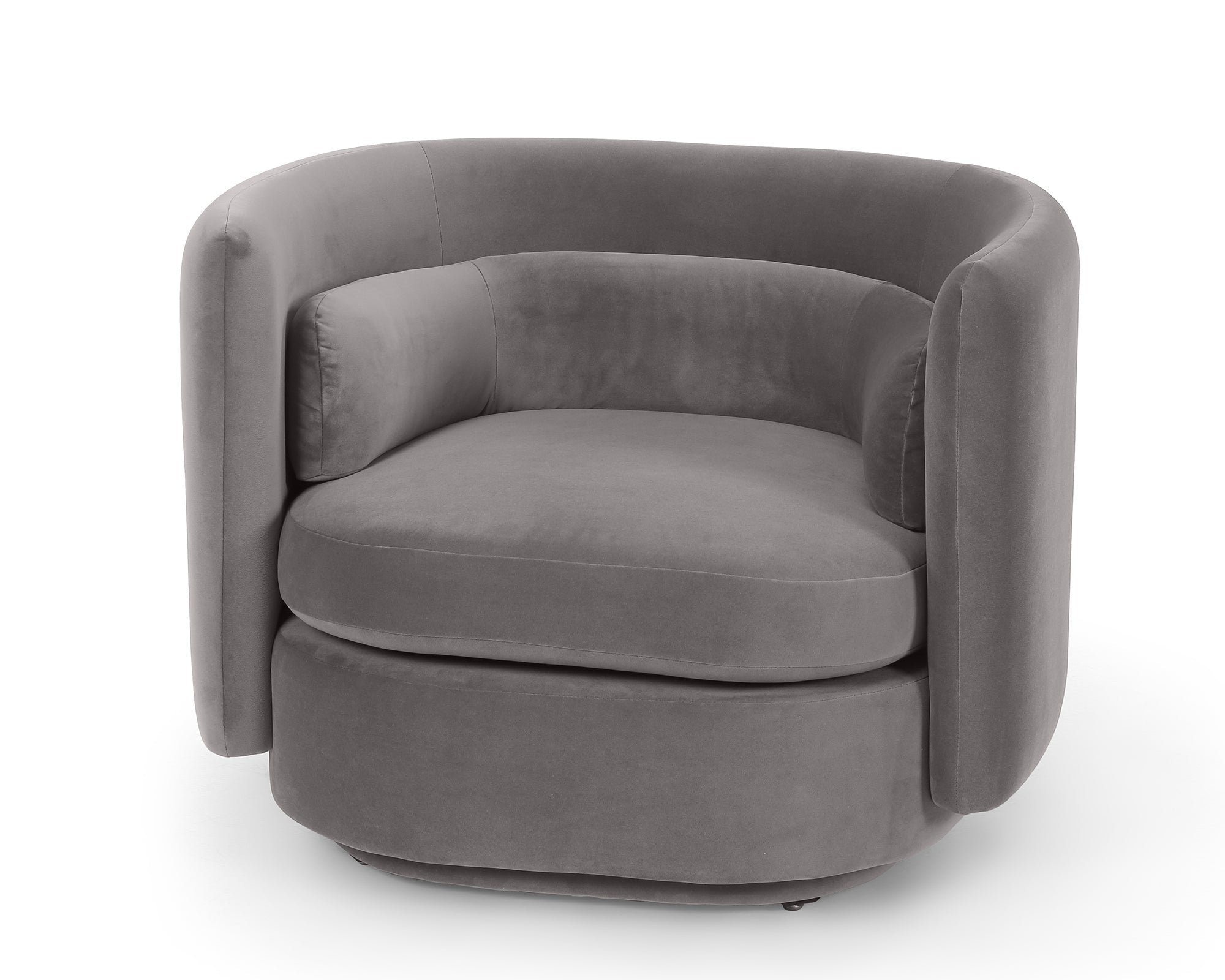 Chantal Armchair - Kaster Steel Velvet