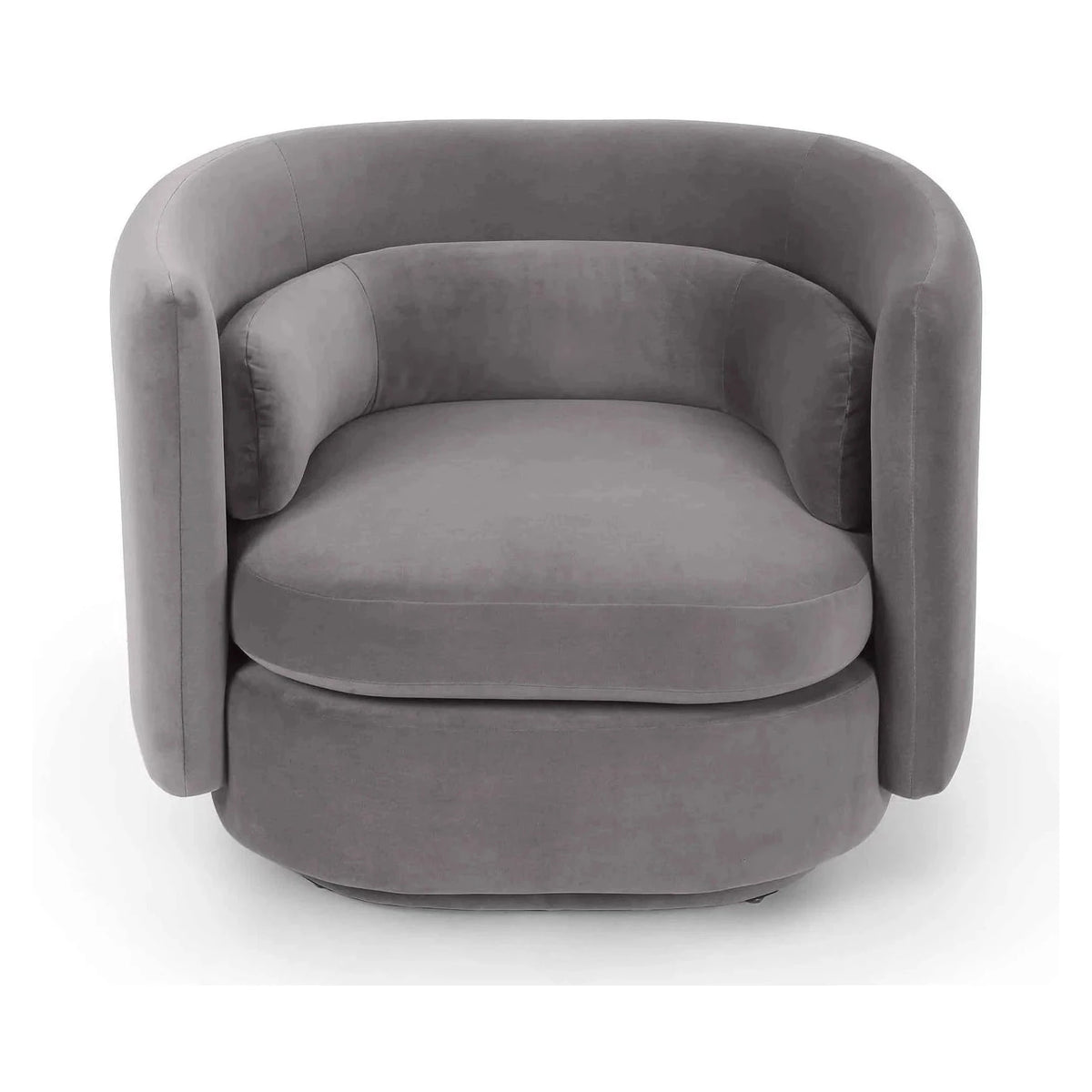 Chantal Kaster Steel Velvet Armchair