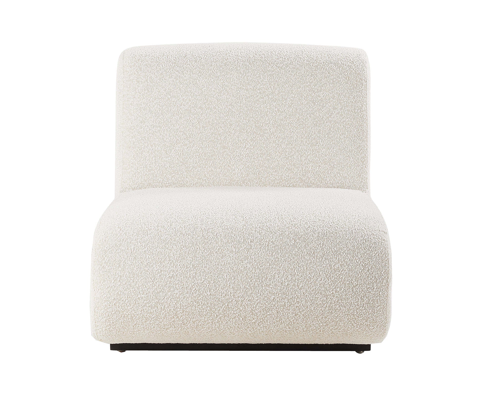 Bola Armchair - Sand Cream Boucle & Black