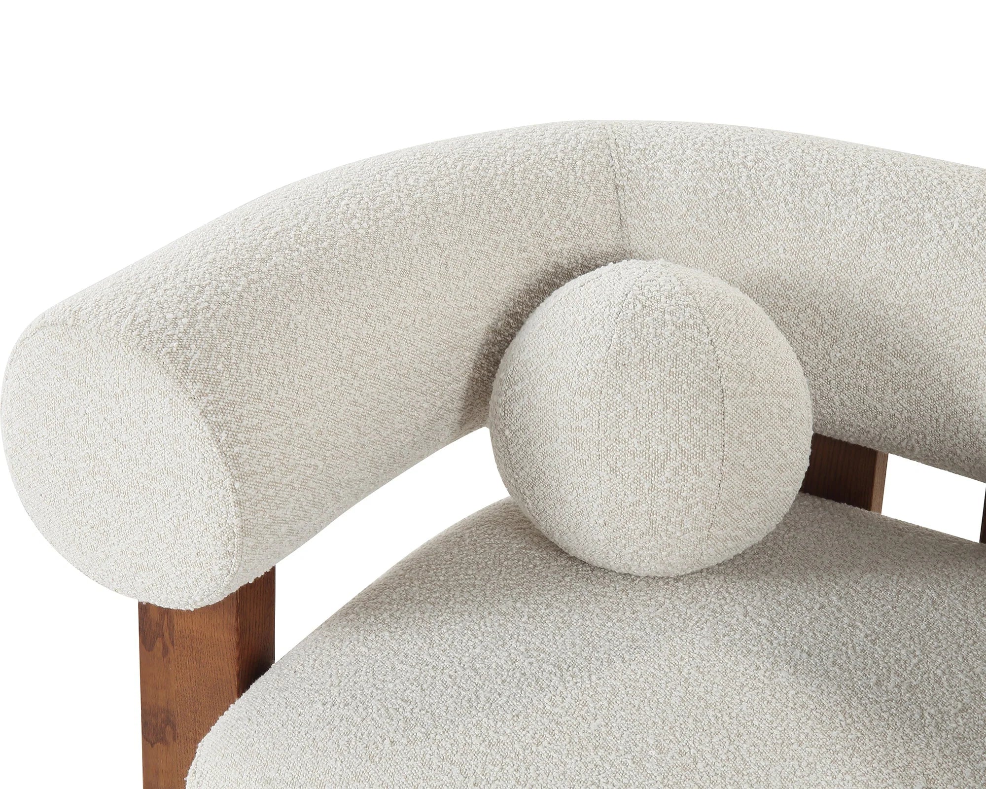 Epic Sand Cream Boucle Armchair