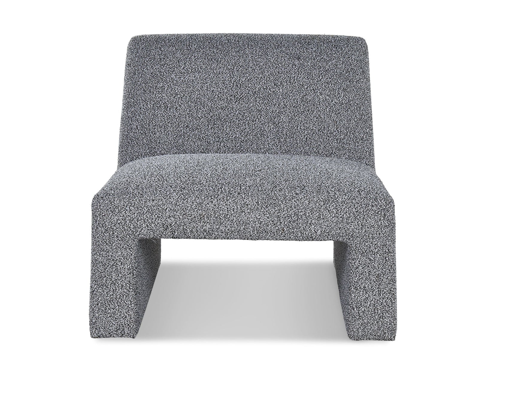 Arnot Speckle Grey Chenille Armchair
