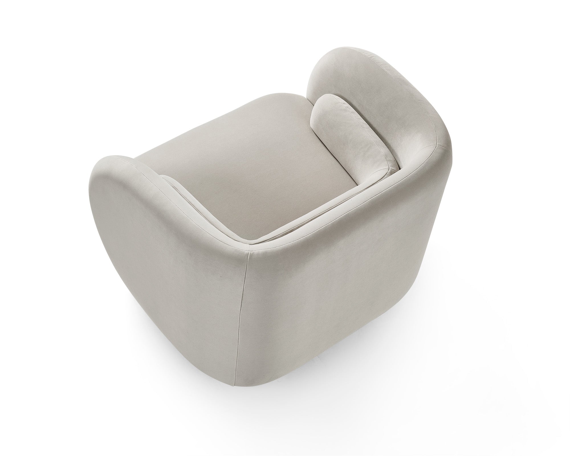 Chantal Armchair - Kaster II Pebble Velvet