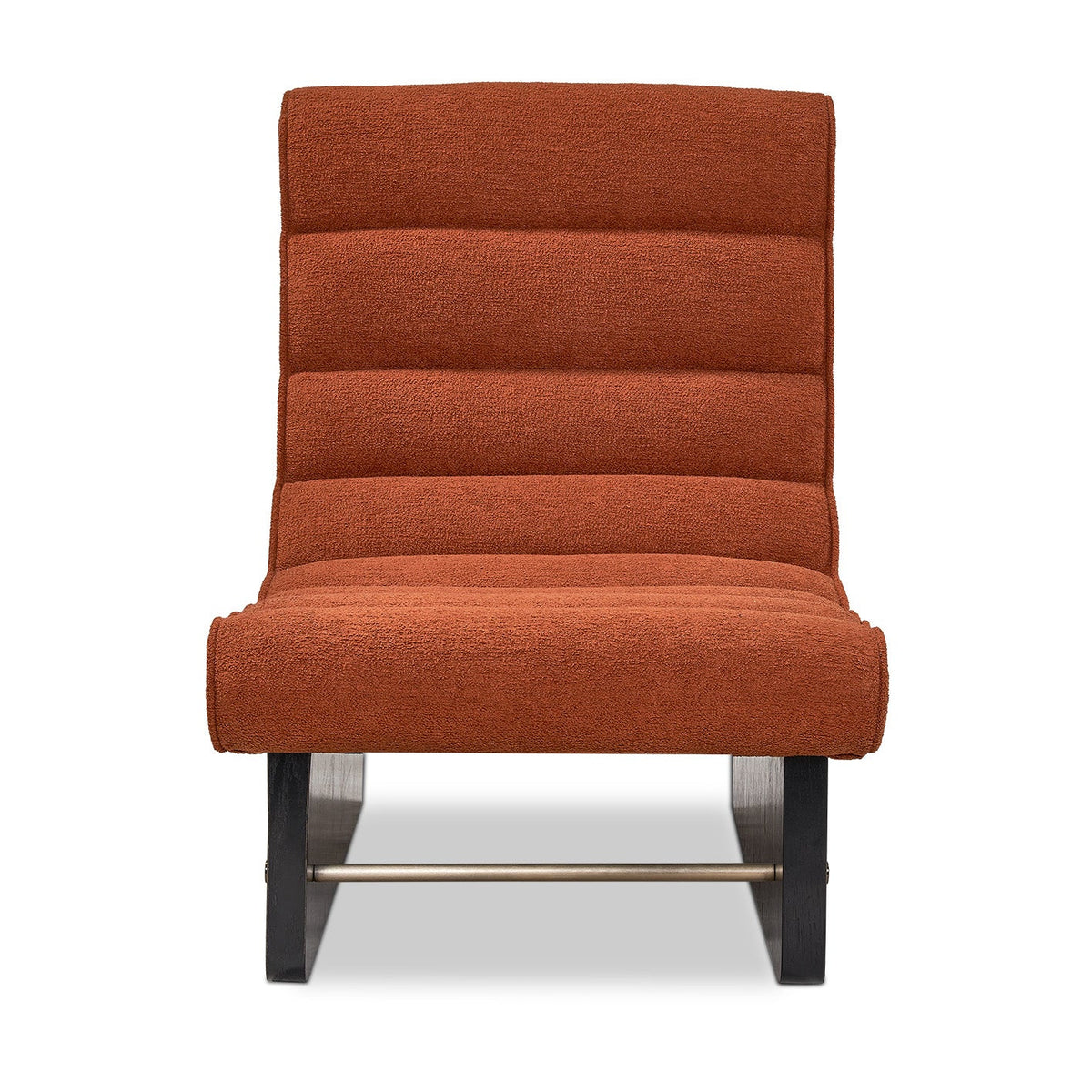 Franklin Lander Rust Chenille Accent Chair