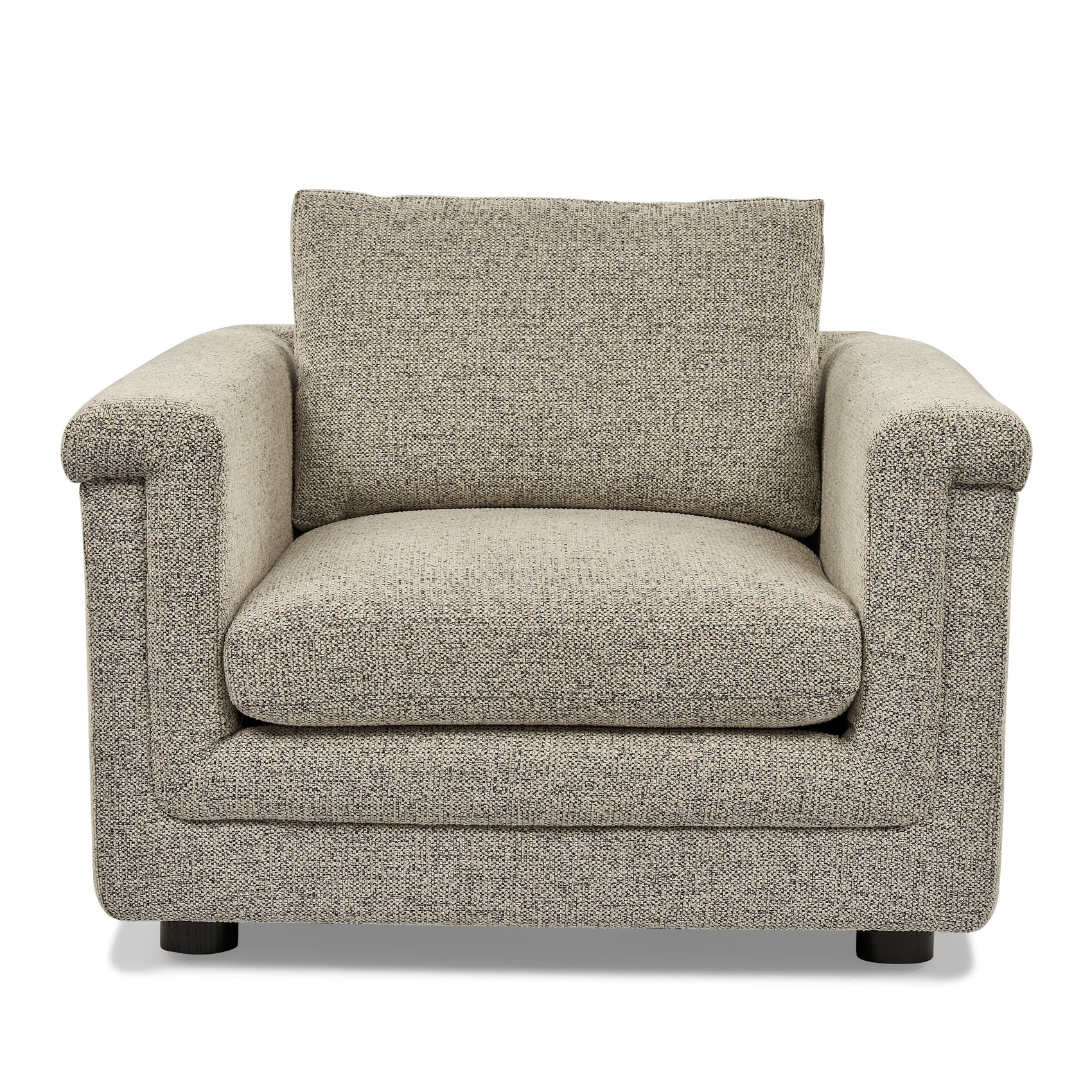 Delta Colmer Silver Grain Linen Look Armchair