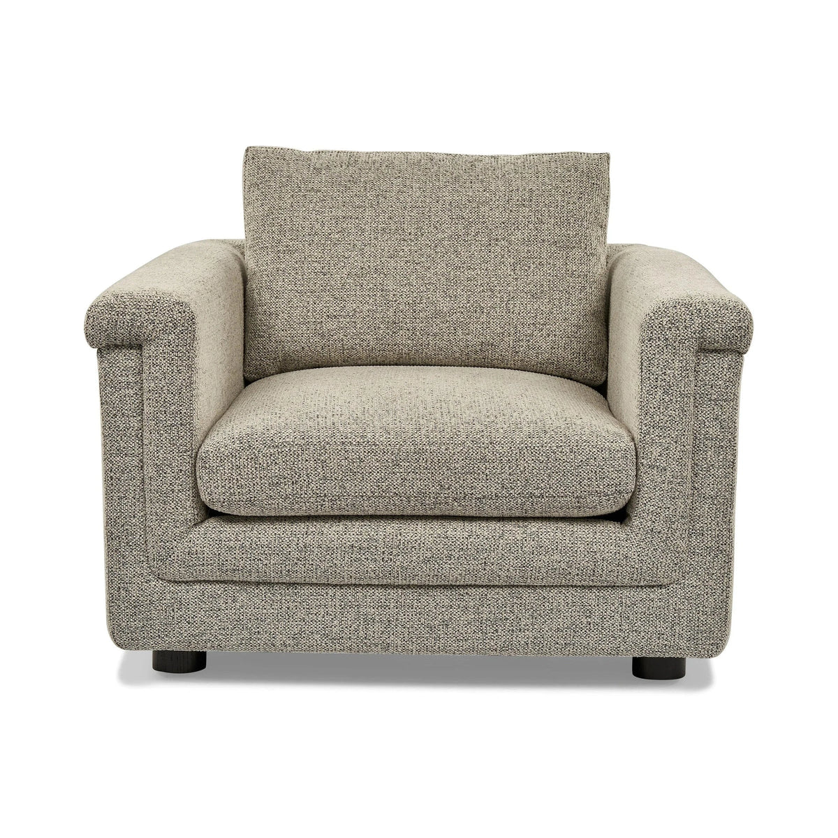 Delta Colmer Silver Grain Linen Look Armchair