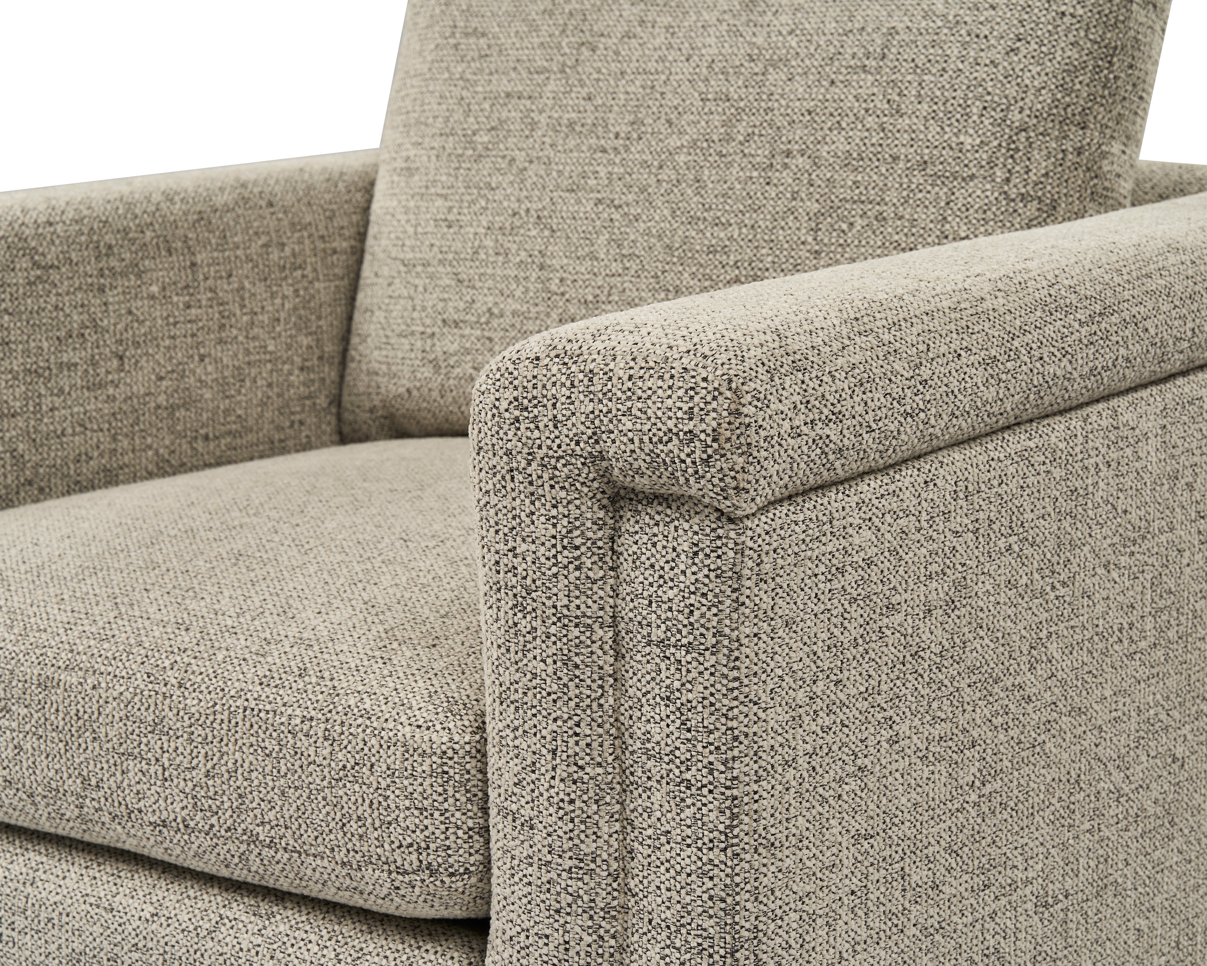 Delta Armchair - Colmer Silver Grain
