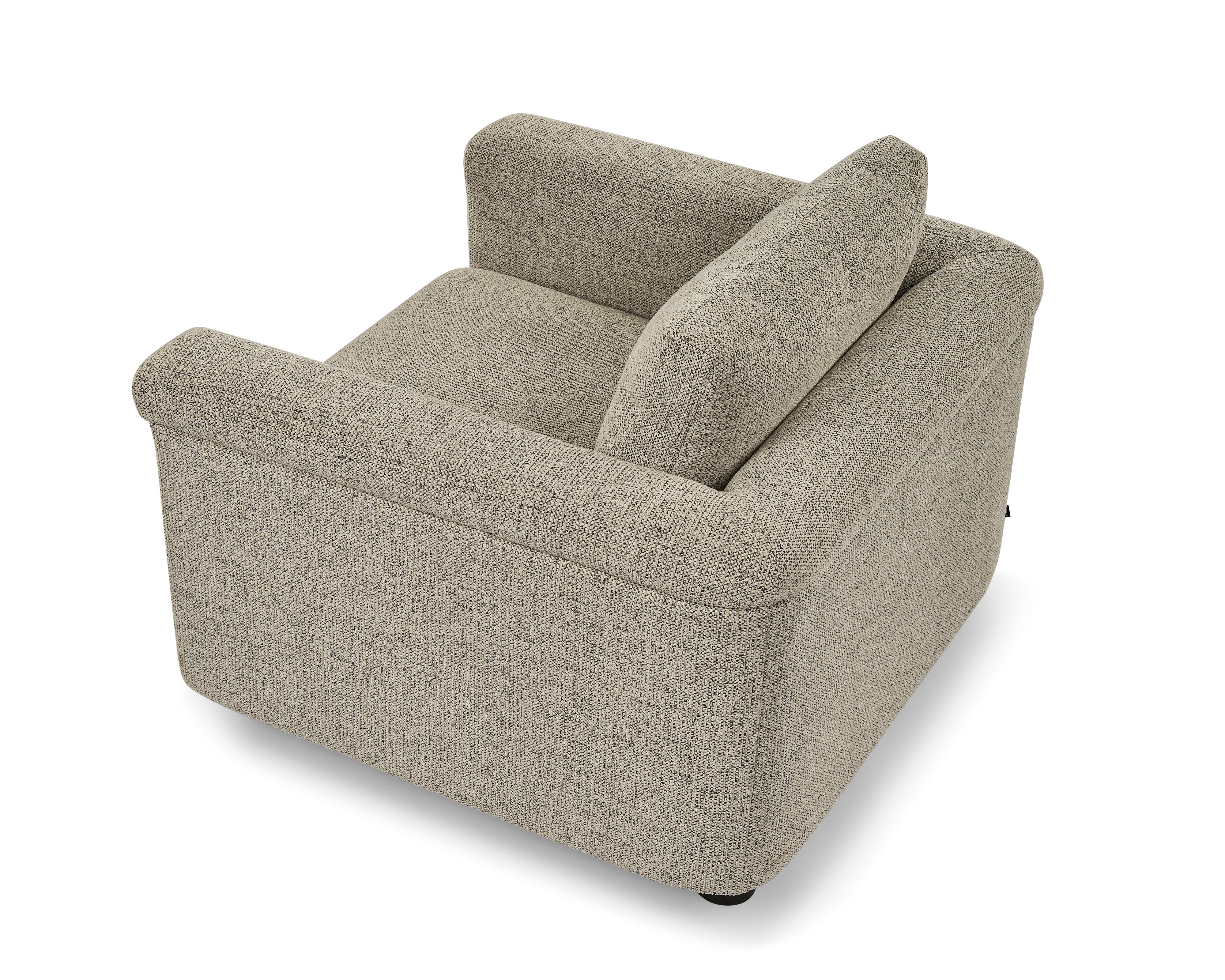 Delta Armchair - Colmer Silver Grain