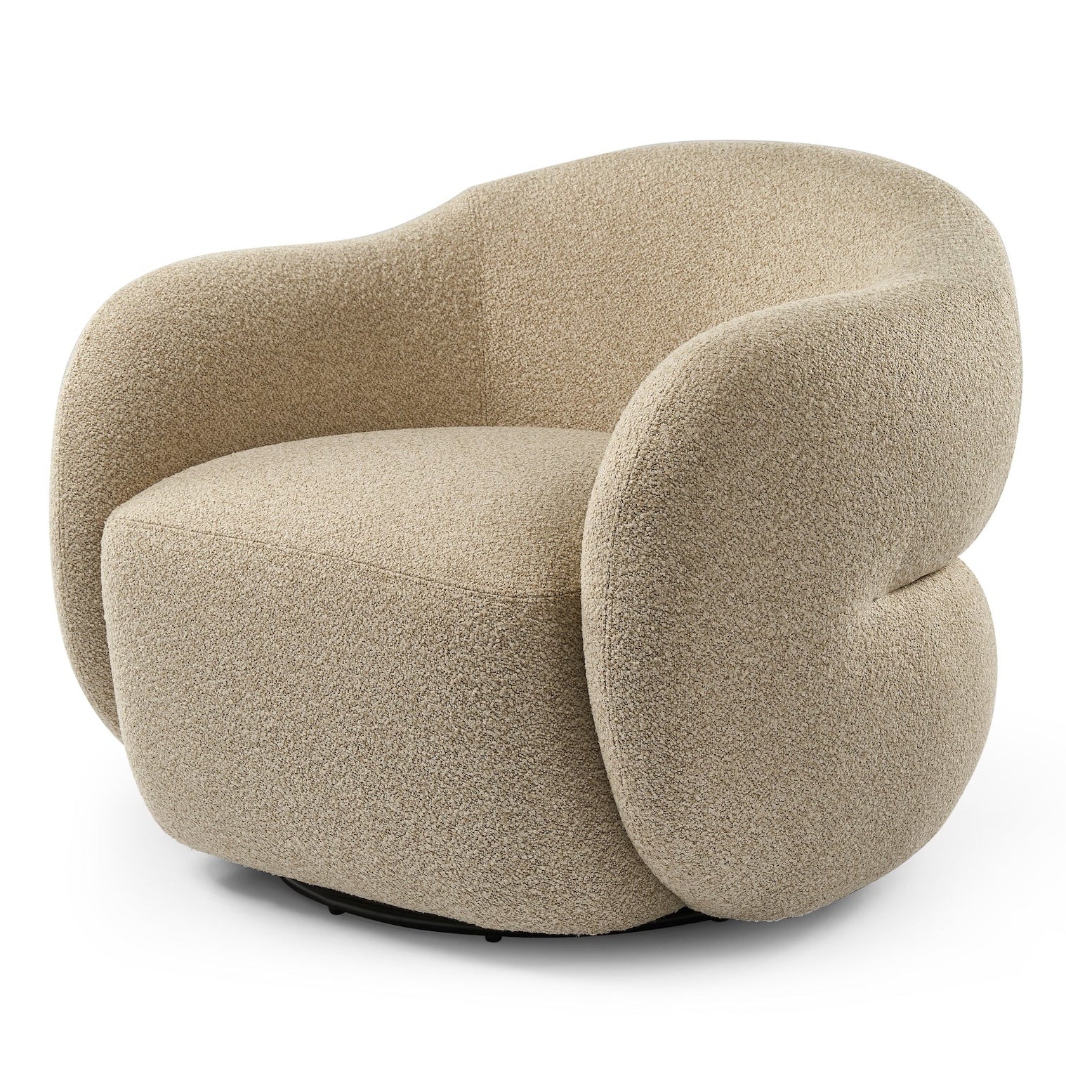 Elba Swivel Armchair - Capella Sand