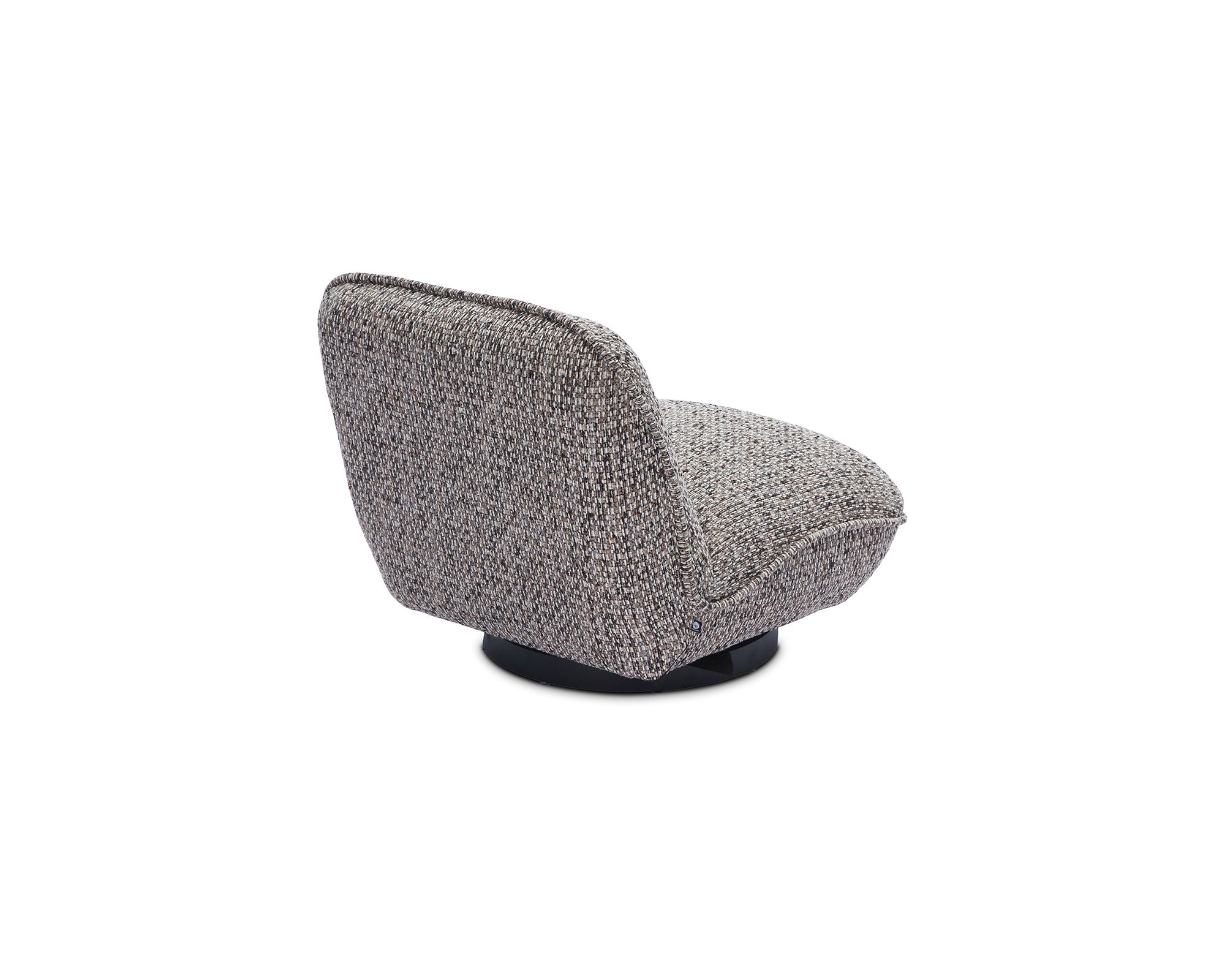 Algar Swivel Armchair - Tetru Terra & Matt Black Metal