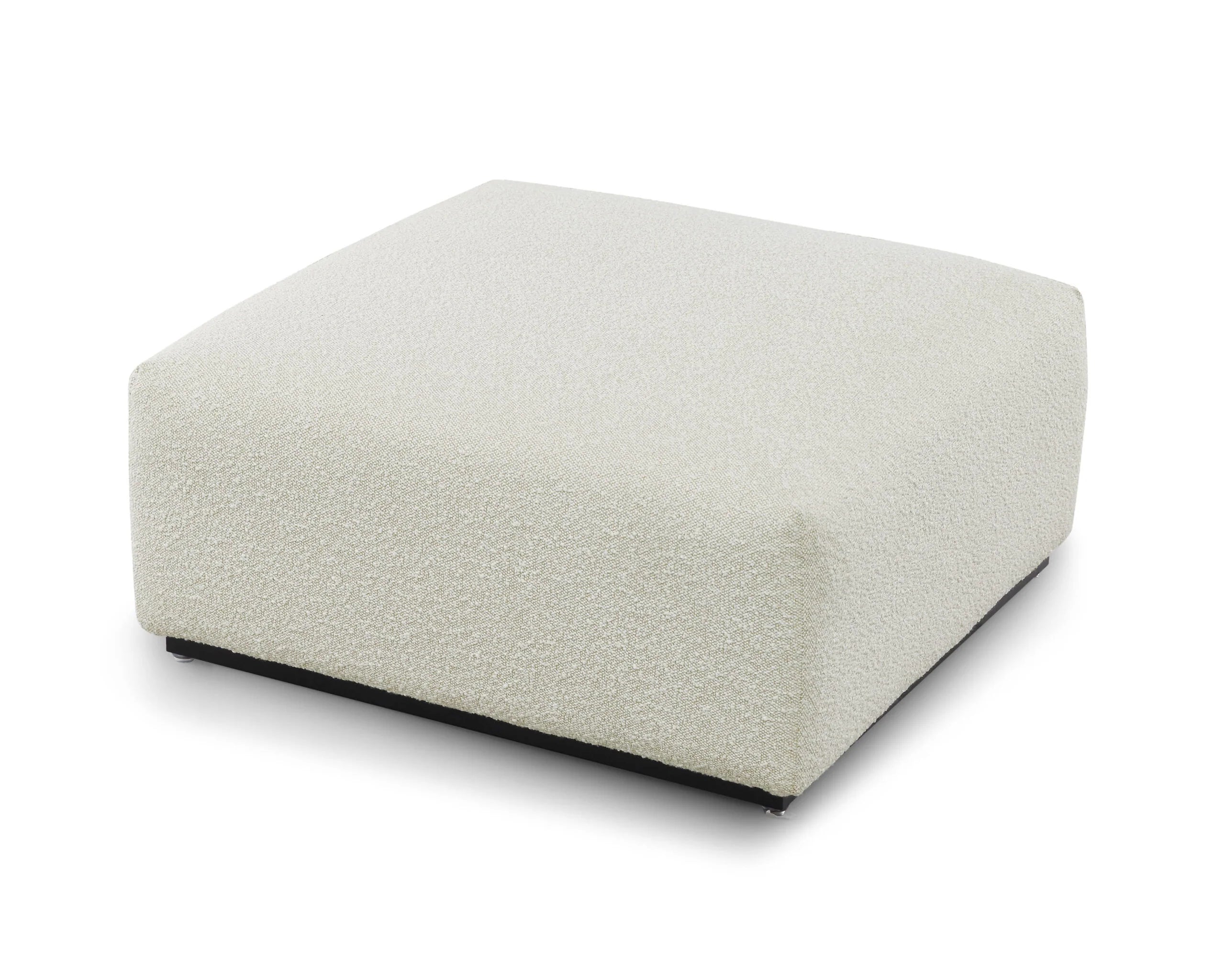 Kendal Sand Cream Boucle Ottoman