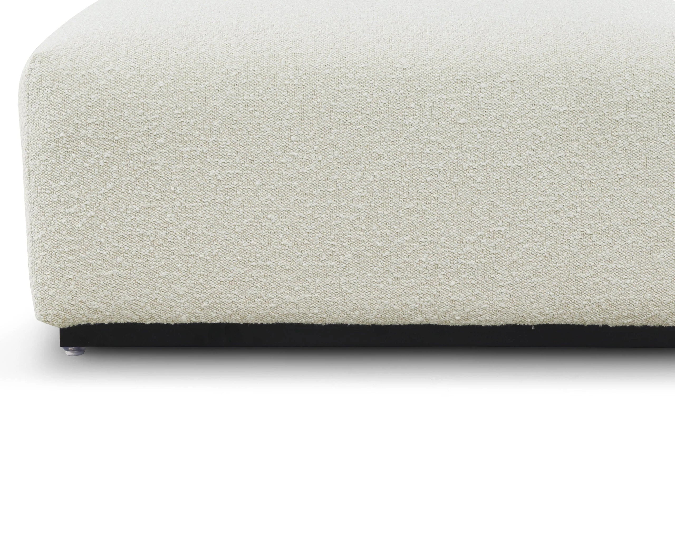 Kendal Sand Cream Boucle Ottoman