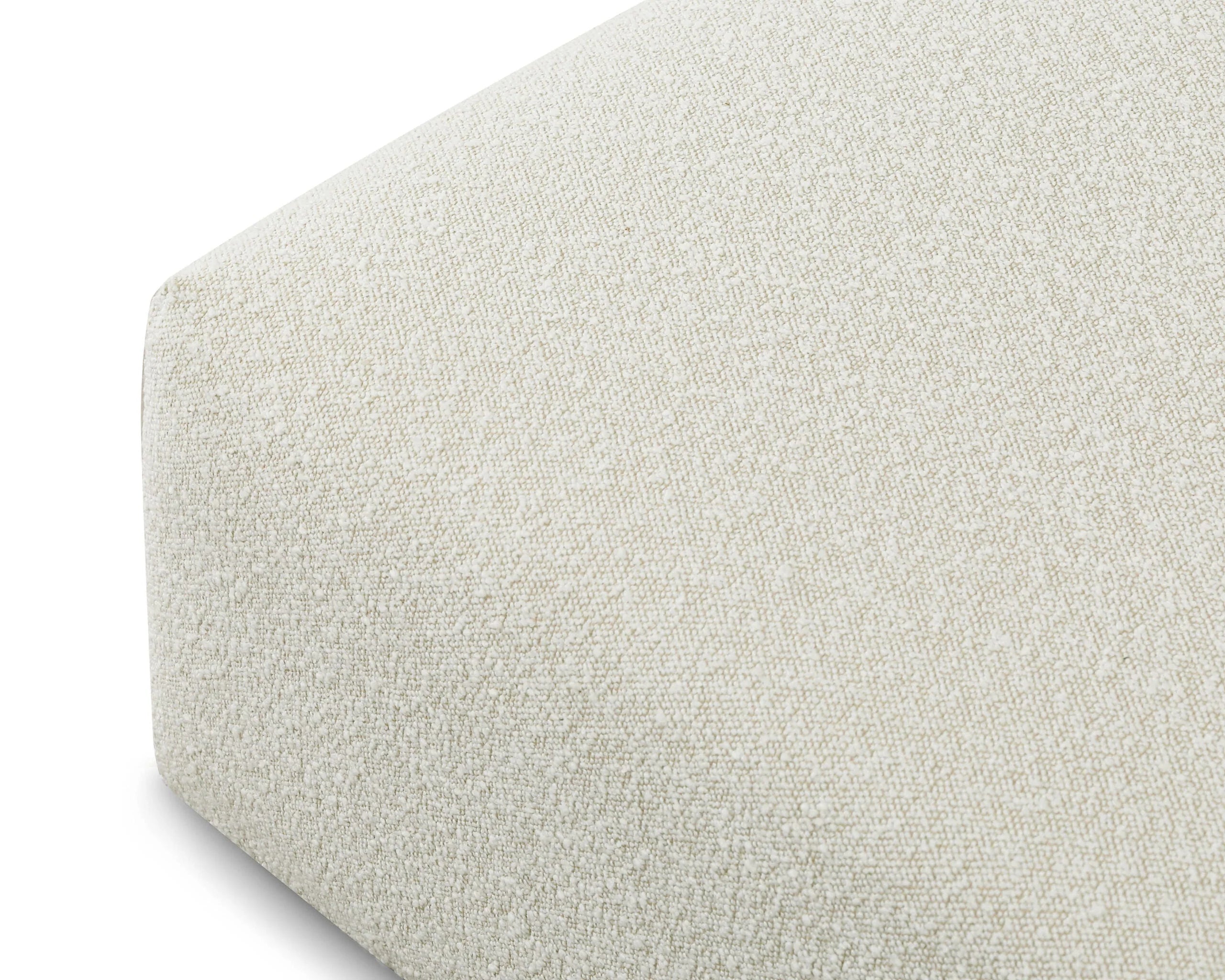 Kendal Sand Cream Boucle Ottoman
