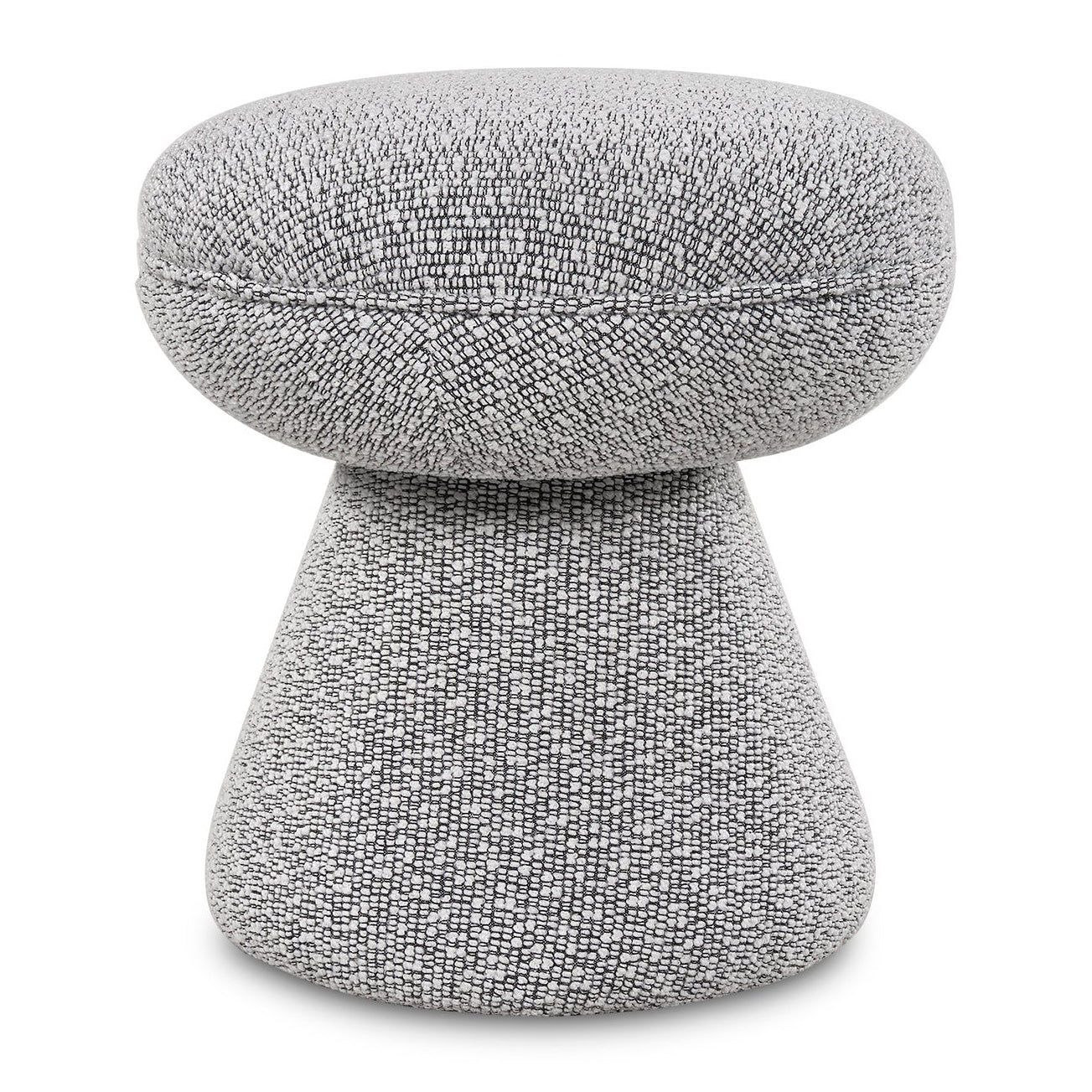 Cusco Solo Black Chenille Footstool
