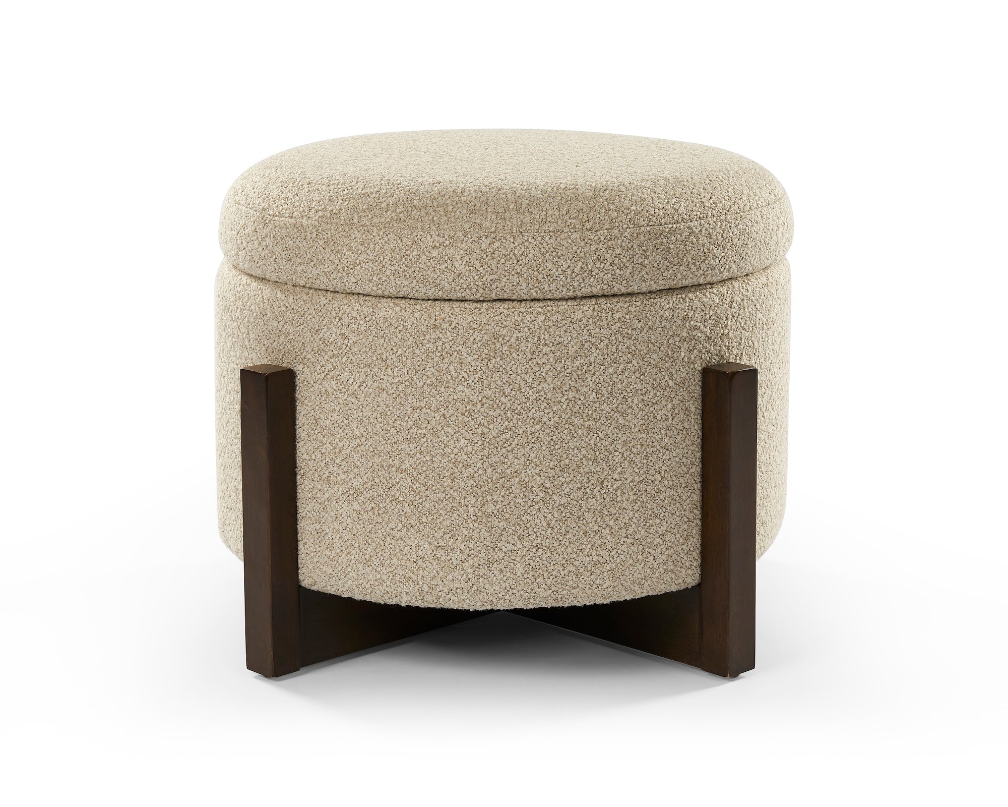 Asti Ottoman - Capella Sand/Ash Wood