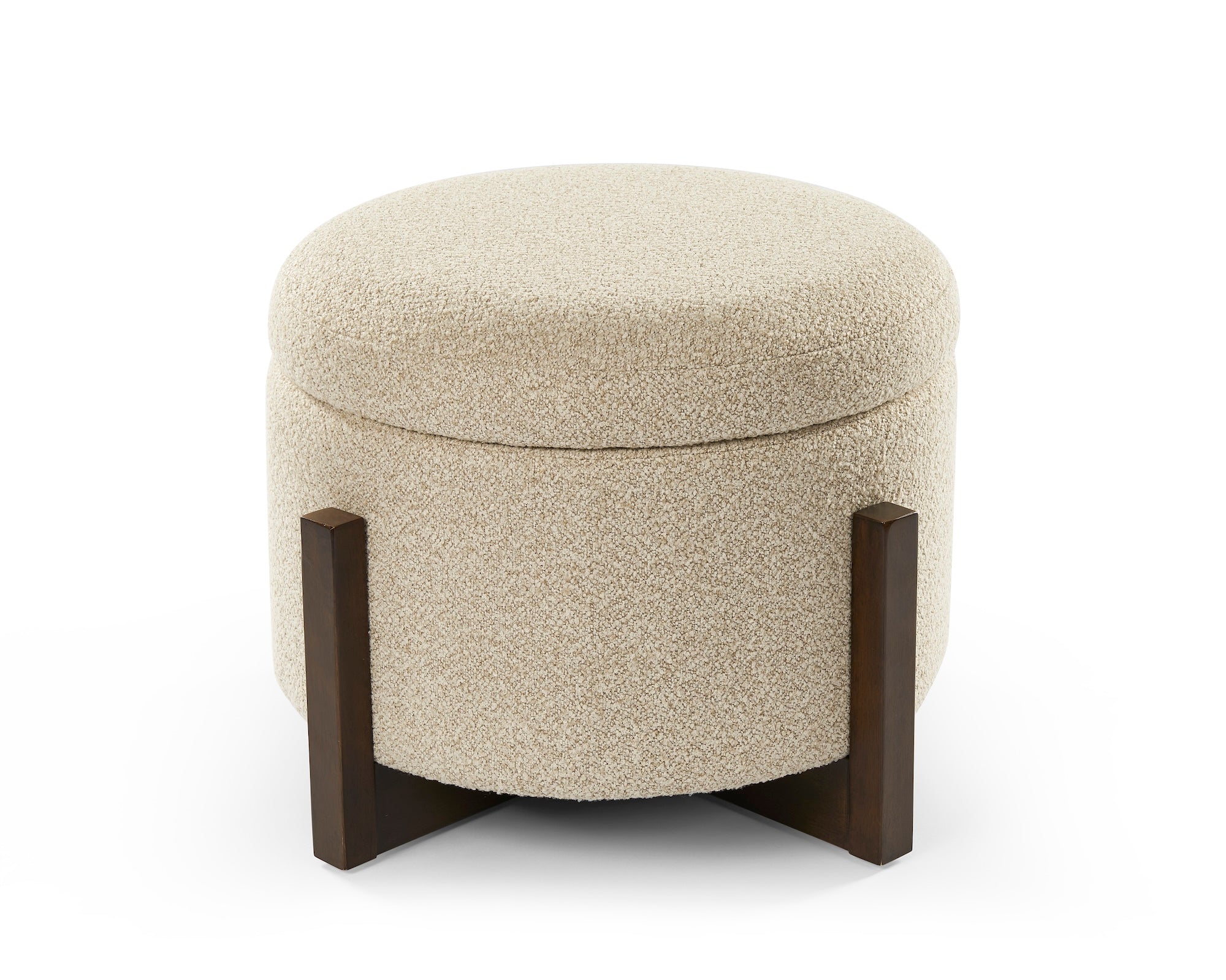 Asti Ottoman - Capella Sand/Ash Wood
