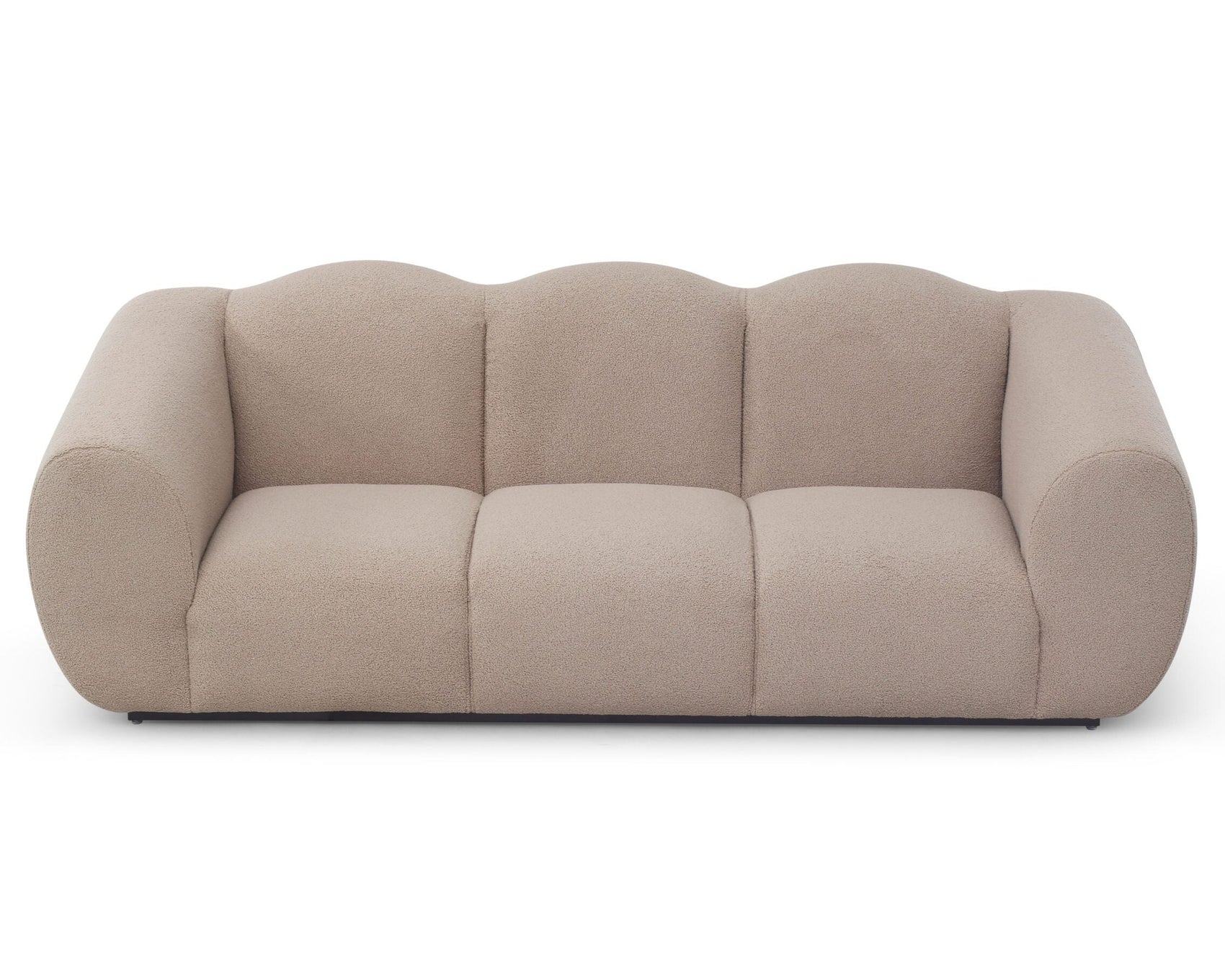 Kendal Alpaca Taupe Chenille 3 Seater Sofa
