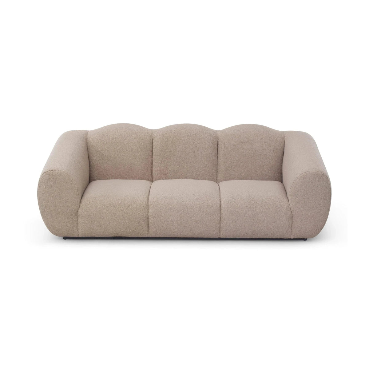Kendal Alpaca Taupe Chenille 3 Seater Sofa