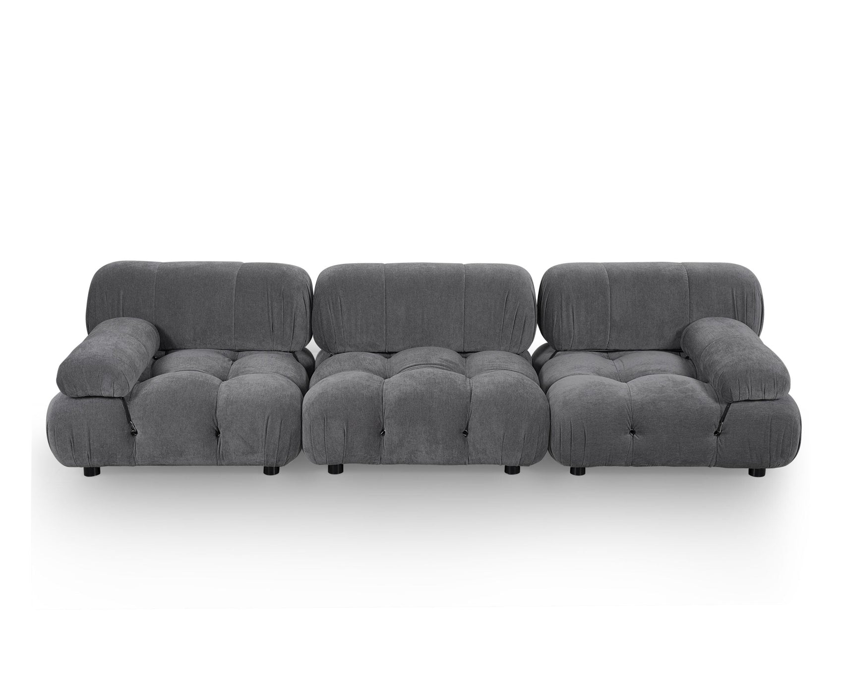Combo Sysley Chalk Chenille 3 Seater Sofa