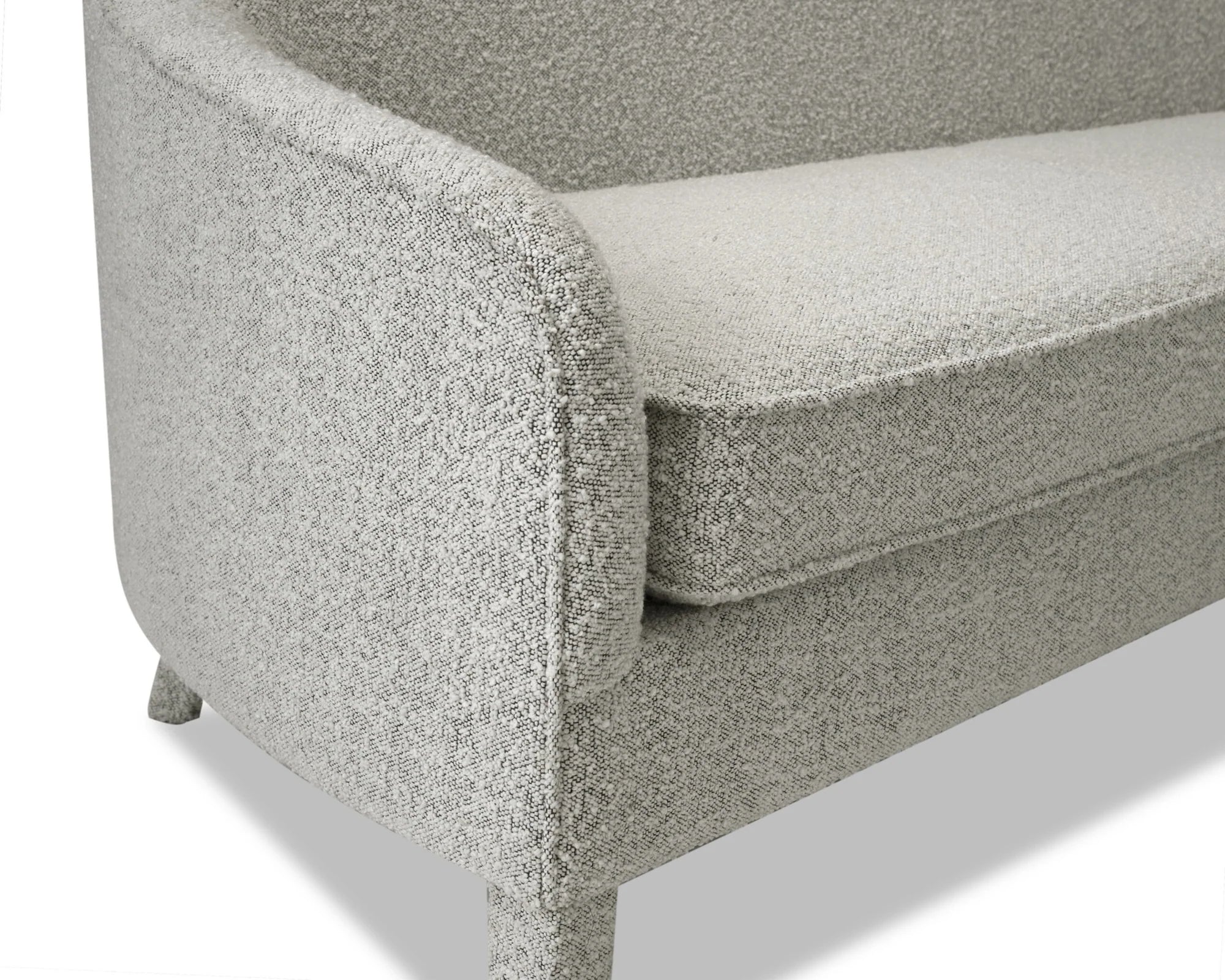 Tempo Whisk Grey Boucle 3 Seater Sofa