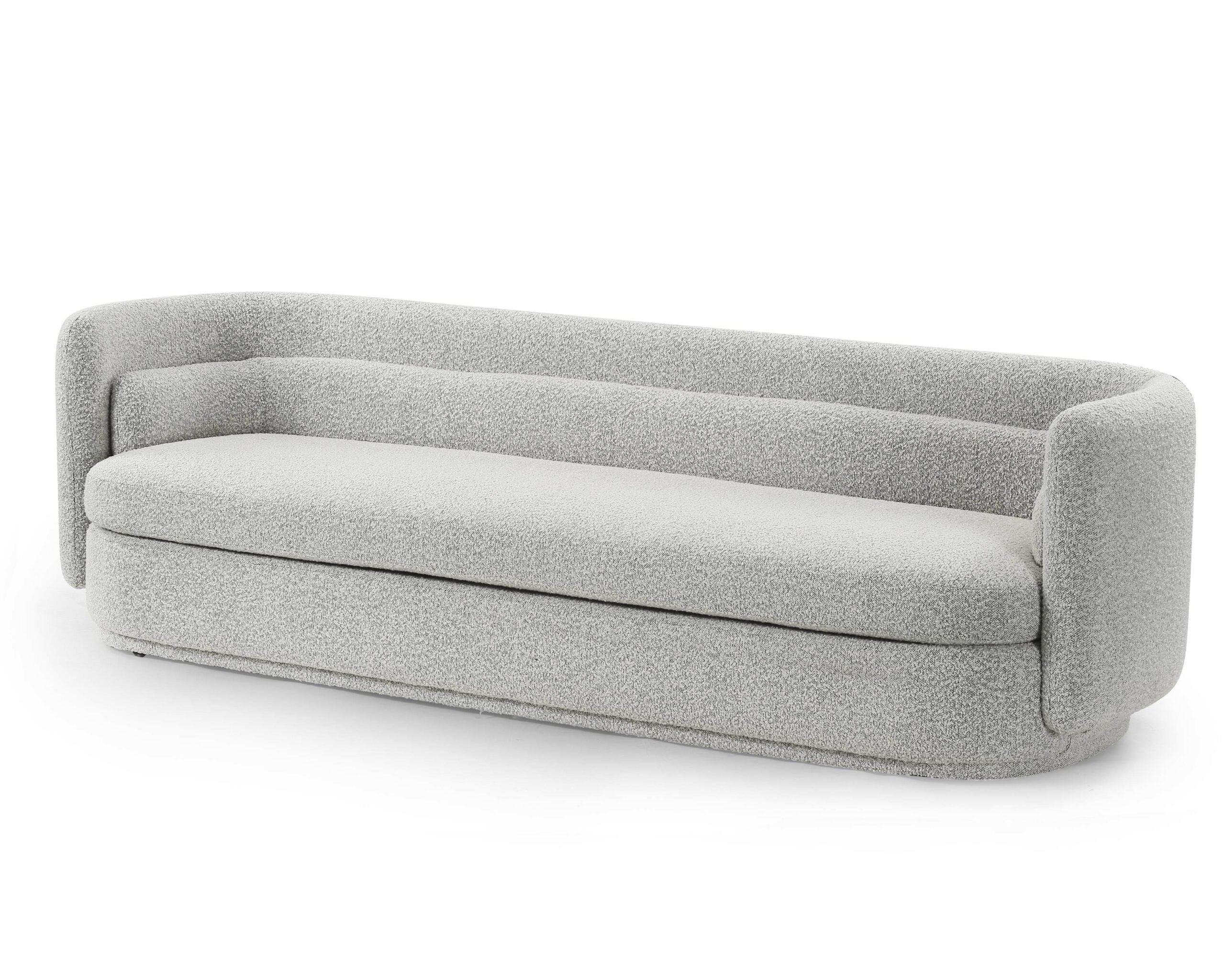 Chantal 3 Seater Sofa - Whisk Grey Boucle