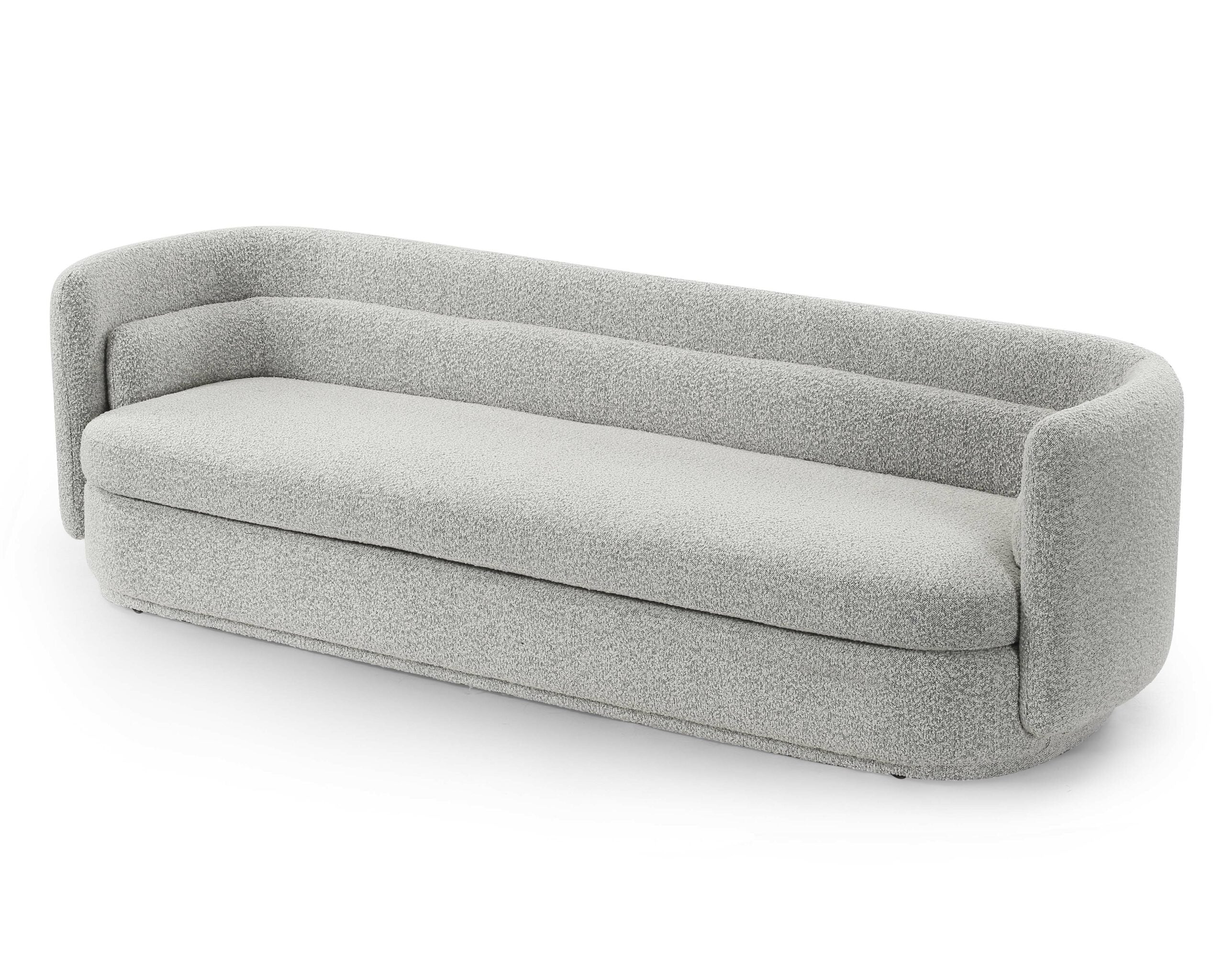 Chantal 3 Seater Sofa - Whisk Grey Boucle