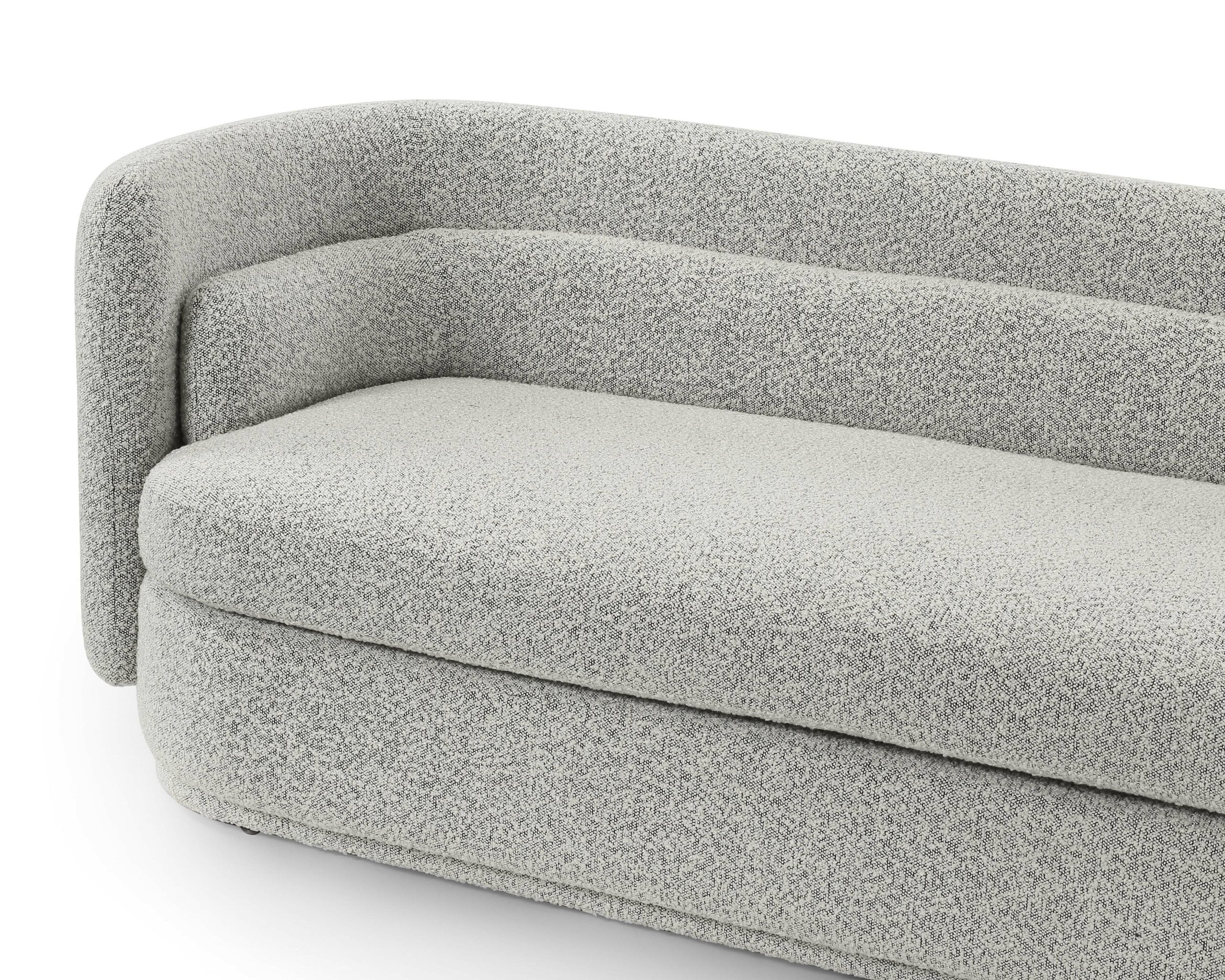 Chantal 3 Seater Sofa - Whisk Grey Boucle