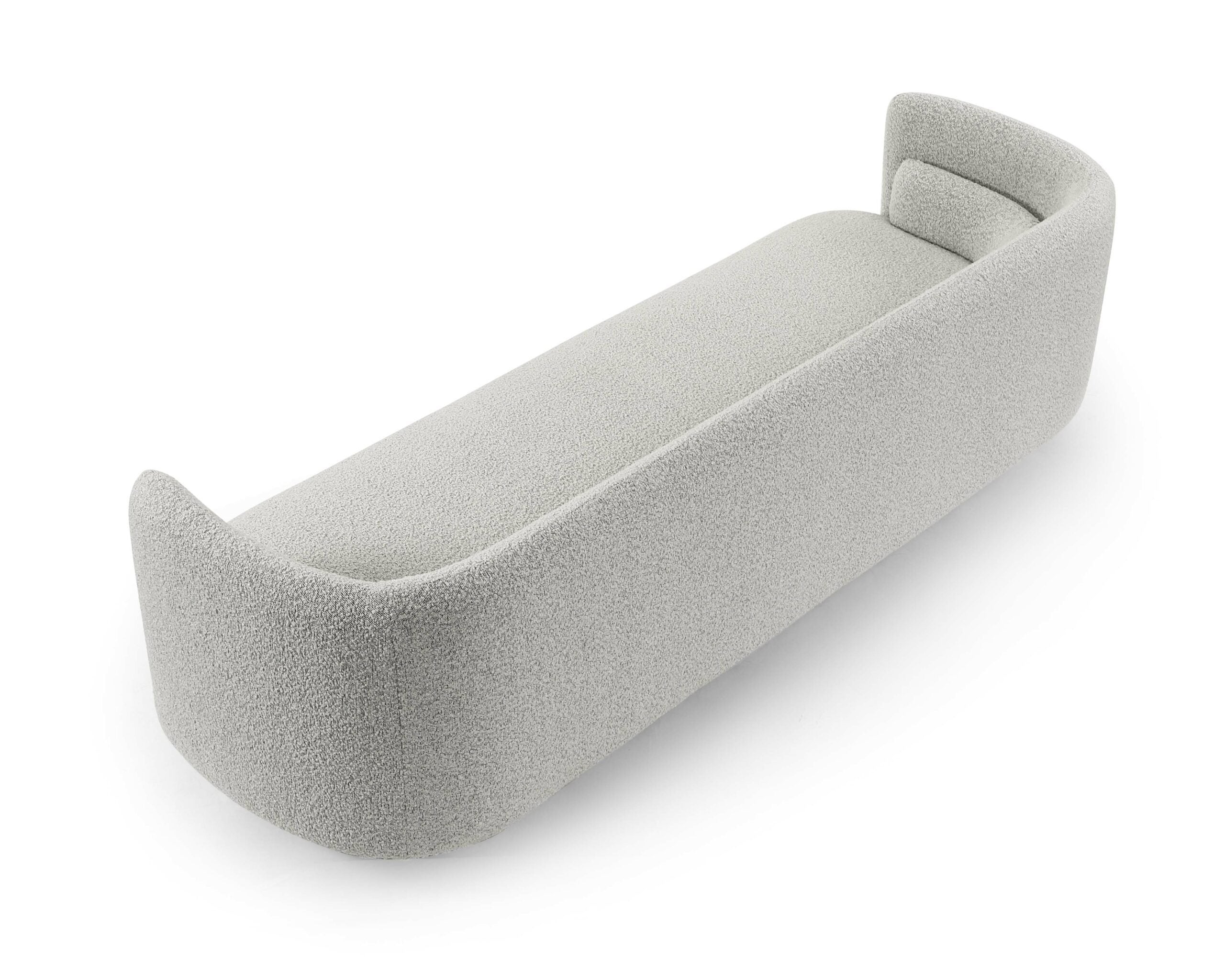 Chantal 3 Seater Sofa - Whisk Grey Boucle