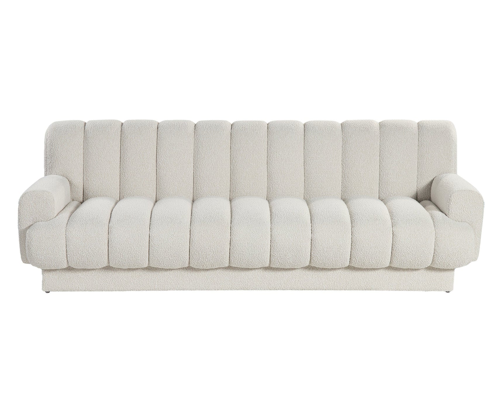 Keiron Sand Cream Boucle 3 Seater Sofa
