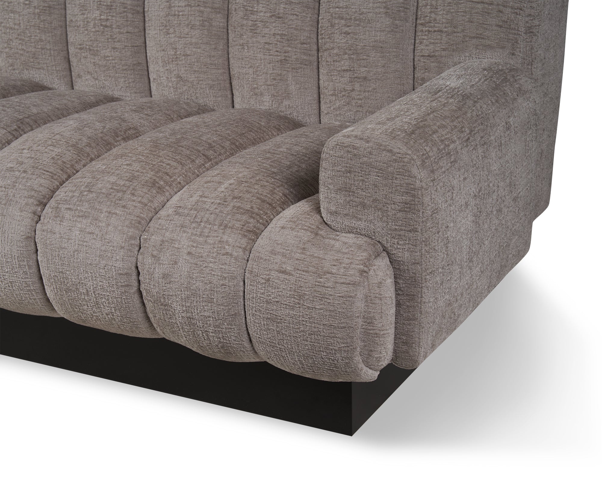 Keiron Sofa - Bennet Grey/Matt Black