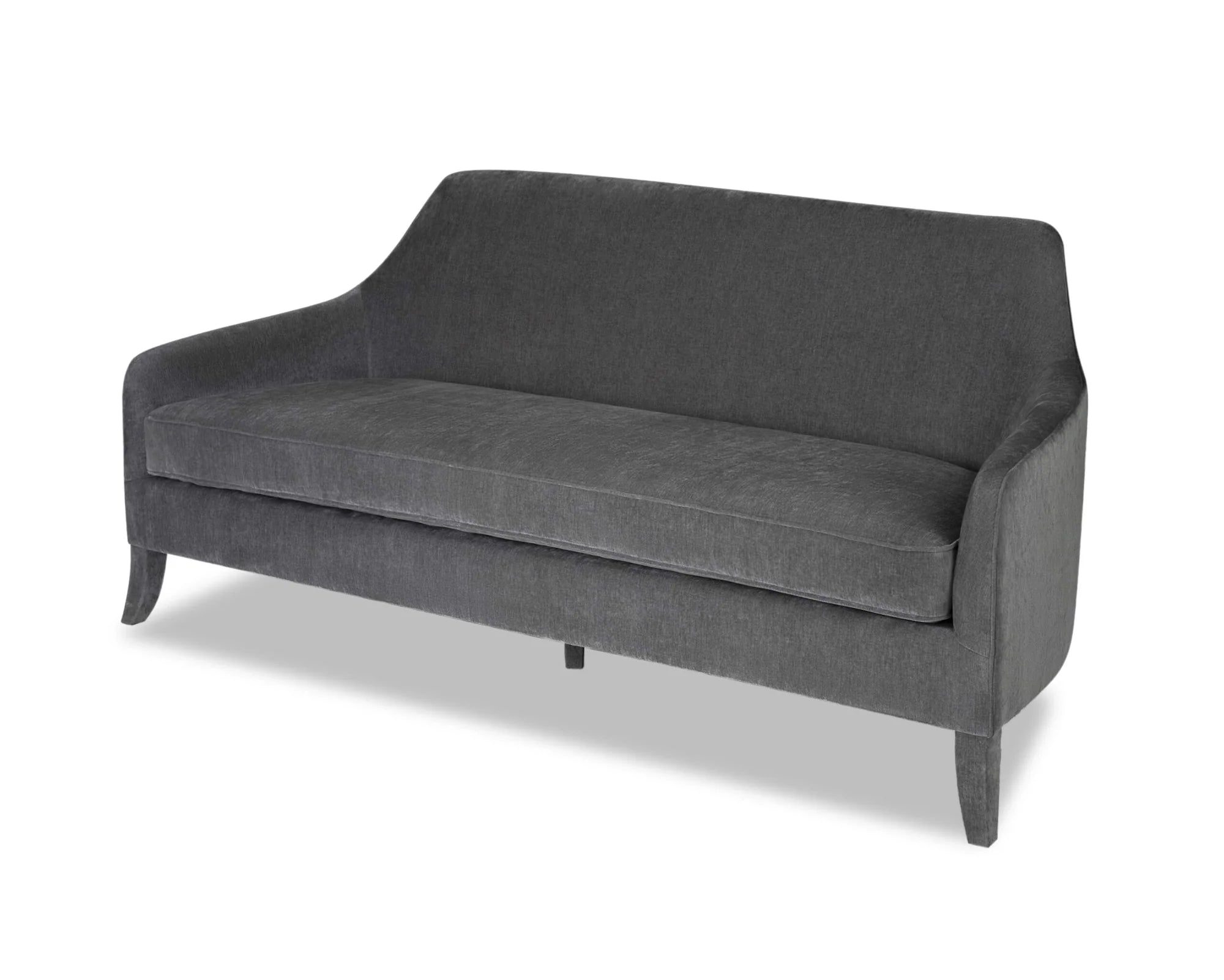 Tempo Sysley Chalk Grey Chenille 3 Seater Sofa II