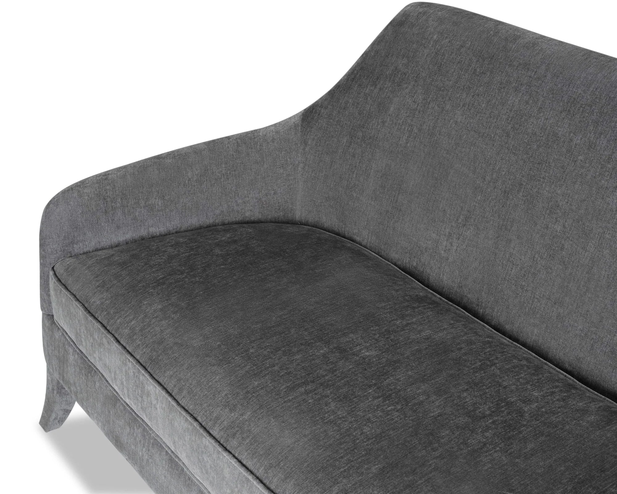 Tempo Sysley Chalk Grey Chenille 3 Seater Sofa II