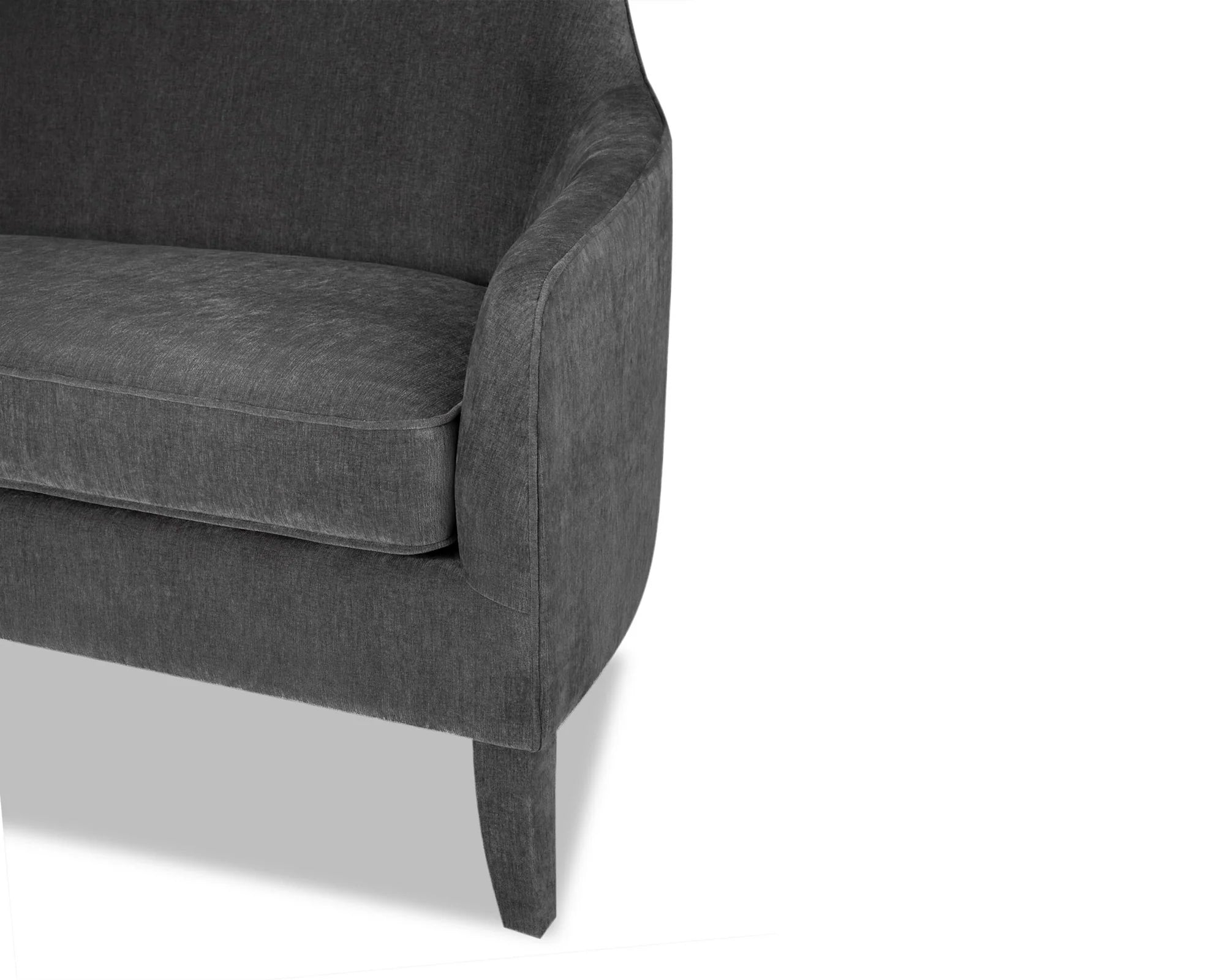 Tempo Sysley Chalk Grey Chenille 3 Seater Sofa II