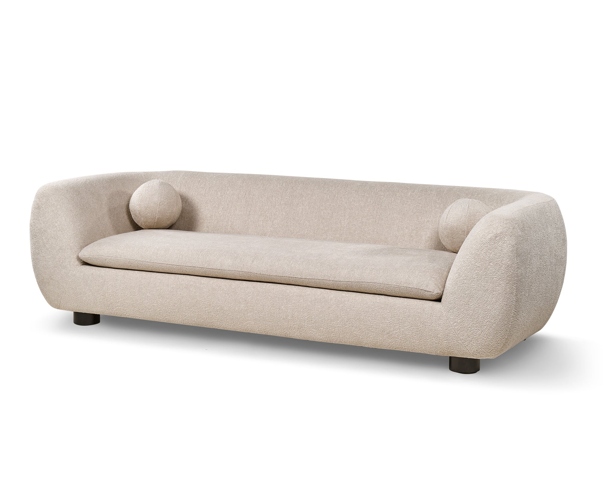 Hudson Lander Shade Chenille 3 Seater Sofa