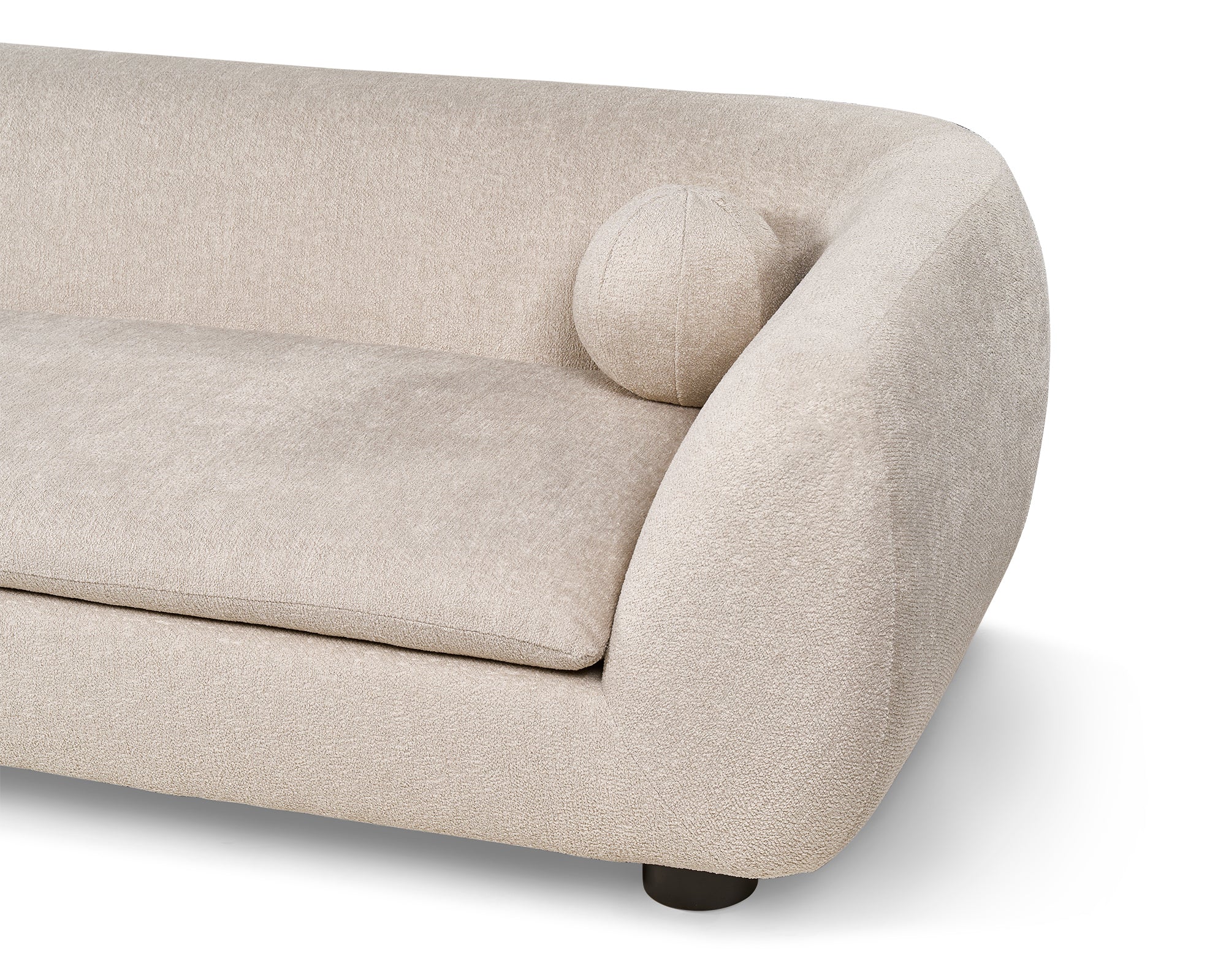 Hudson Lander Shade Chenille 3 Seater Sofa