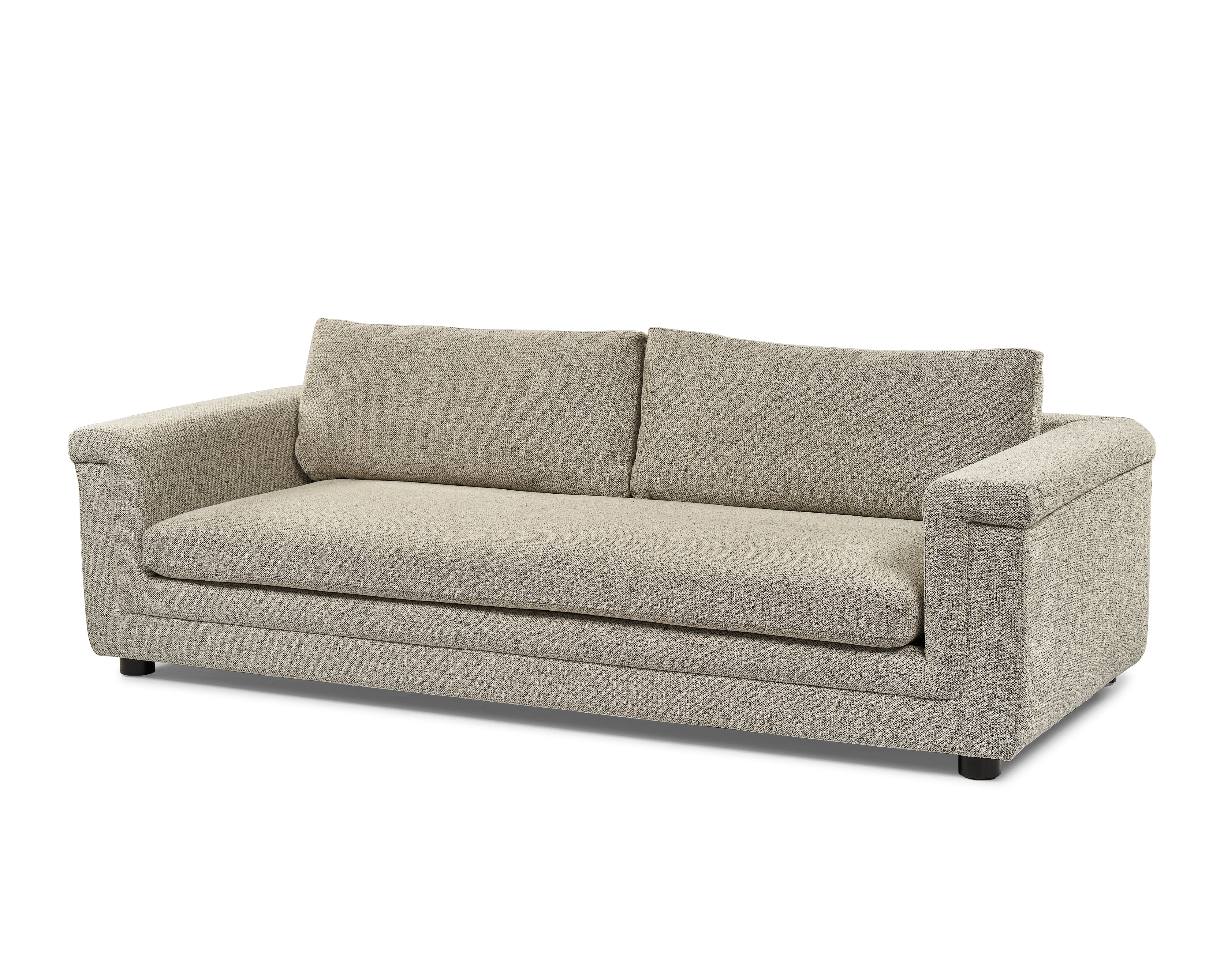 Delta 3 Seater Sofa - Colmer Silver Grain