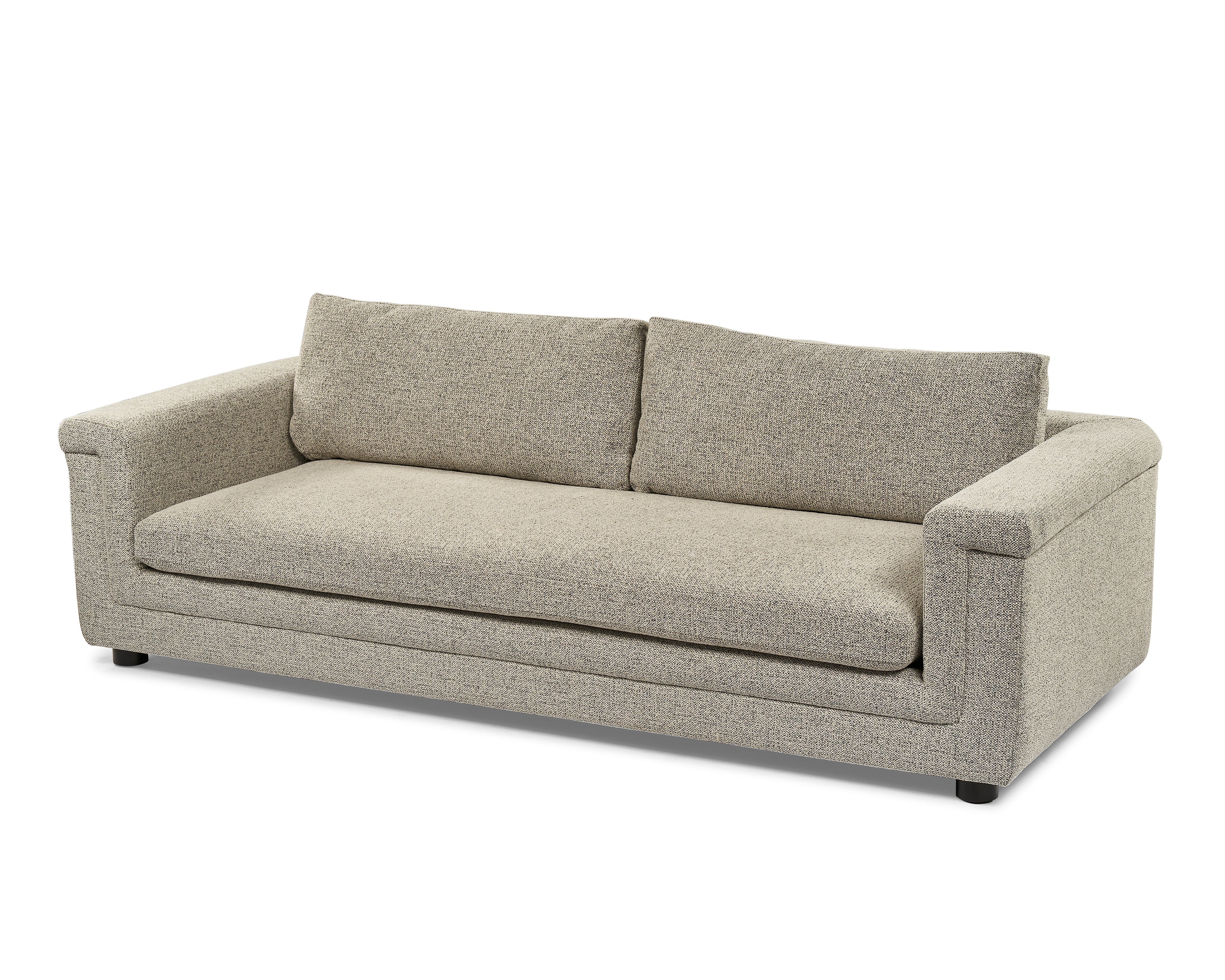 Delta 3 Seater Sofa - Colmer Silver Grain