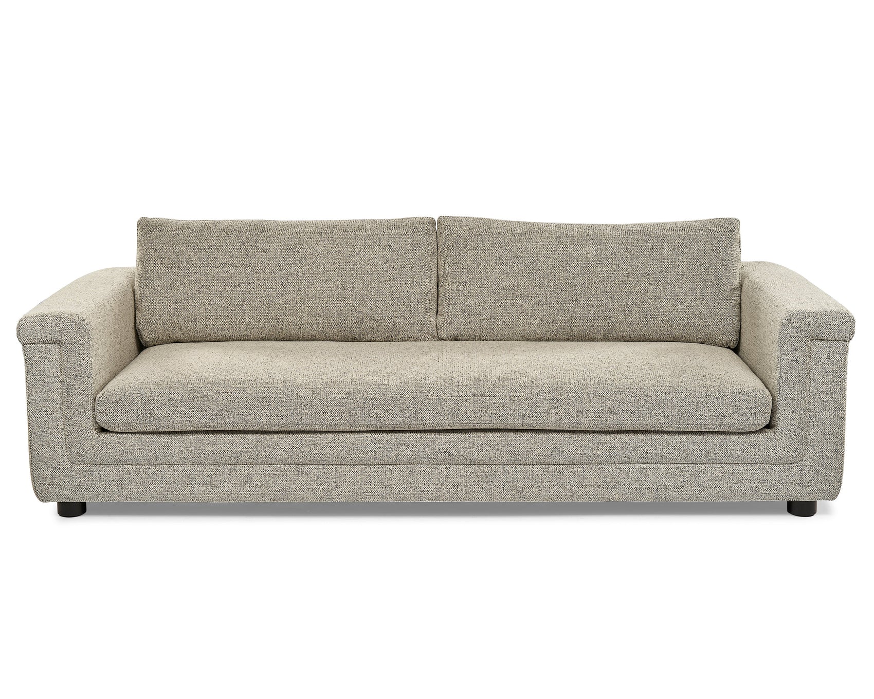 Delta Colmer Silver Grain Linen Look 3 Seater Sofa