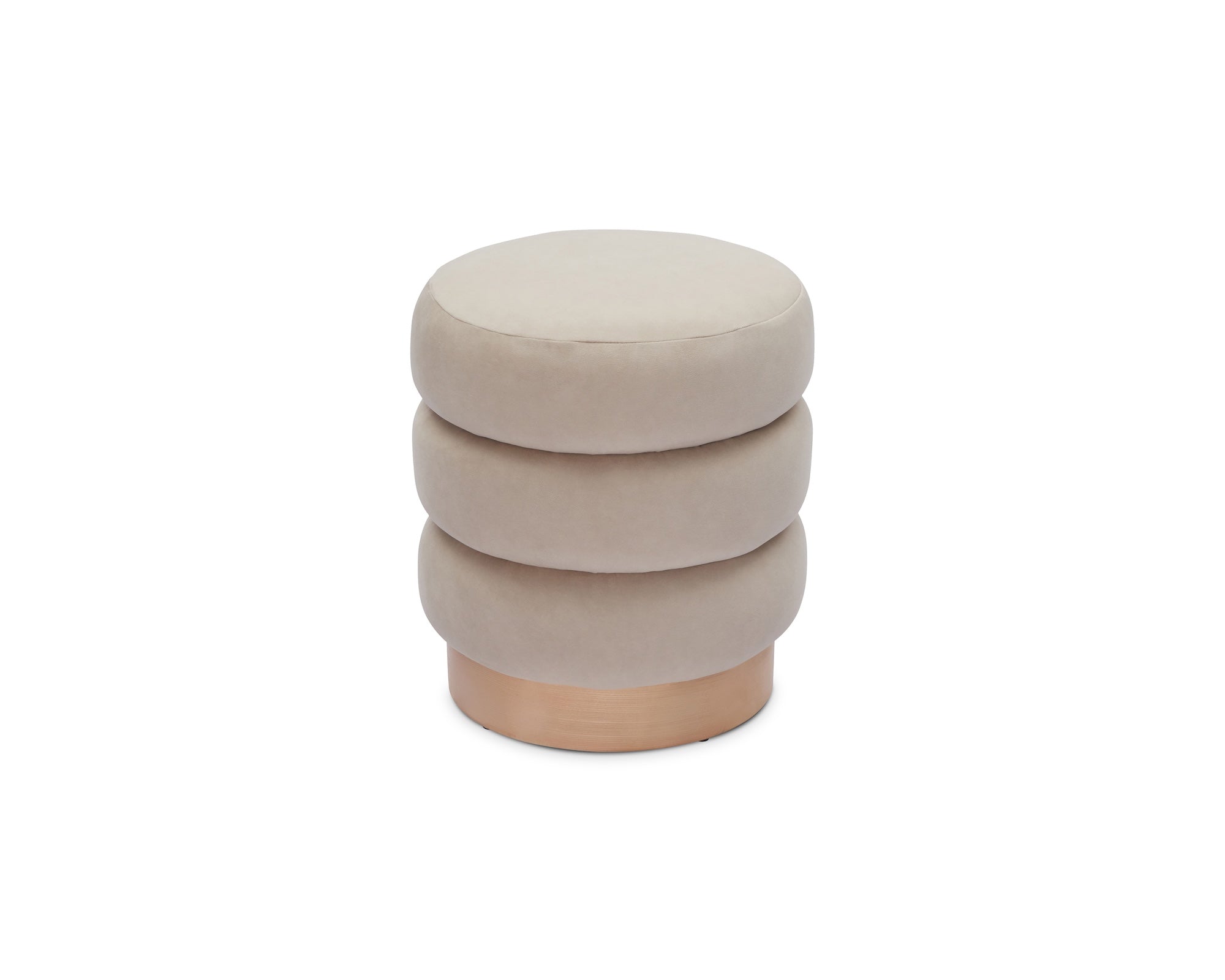 Trace Footstool - Hopper Desert - Natural Oak Solid Wood