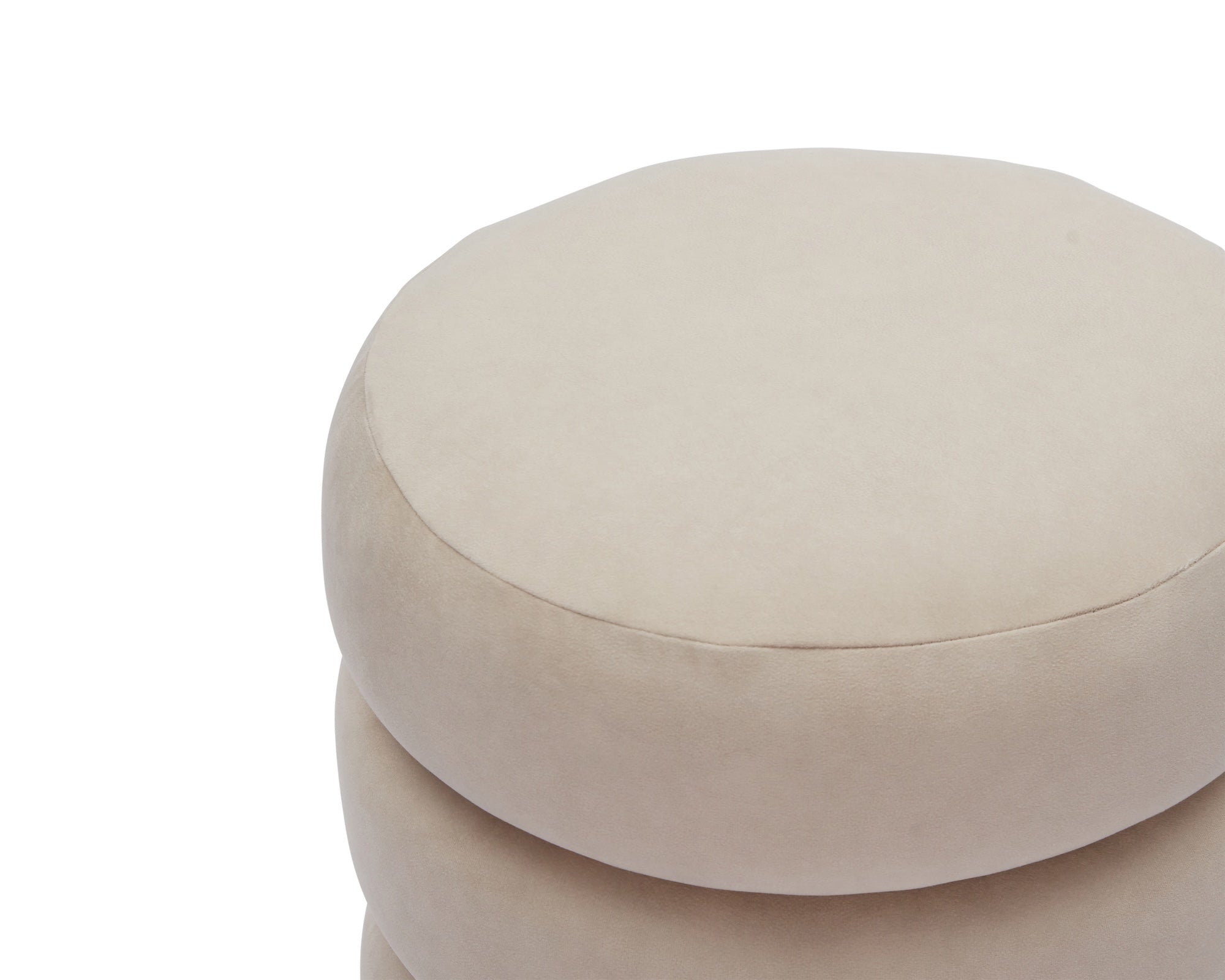 Trace Footstool - Hopper Desert - Natural Oak Solid Wood