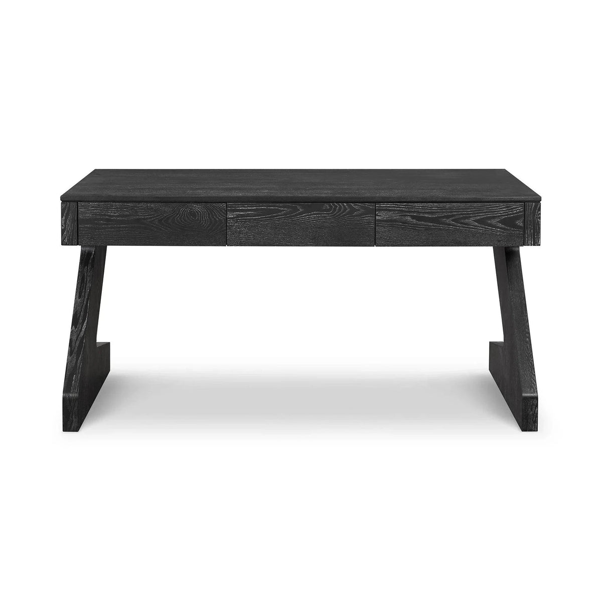Zeta Matt Black Wood Desk
