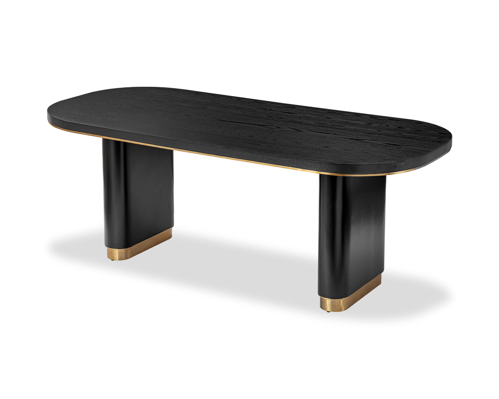 Chaplin Dining Table - Black Ash Wood