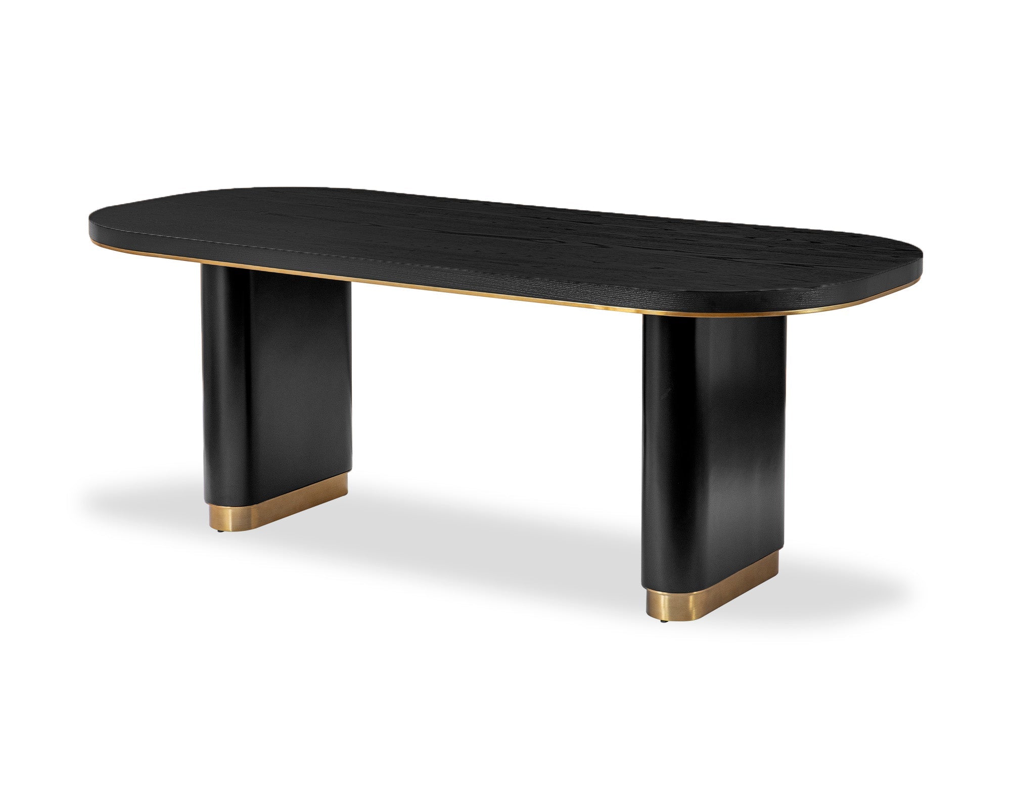 Chaplin Dining Table - Black Ash Wood