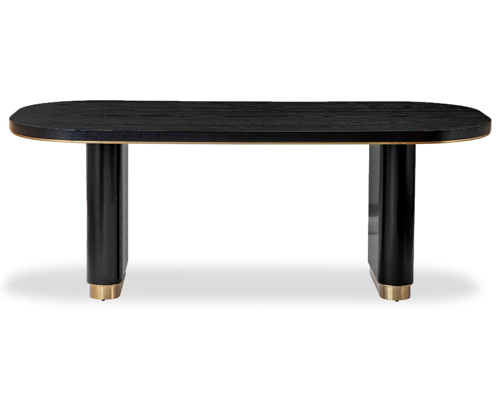 Chaplin Black Ash Wood Dining Table