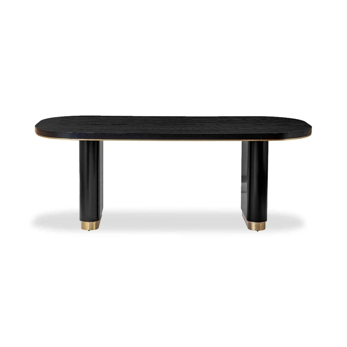 Chaplin Black Wood Dining Table